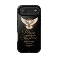 Dove with John 14:27 Tough Phone Cases