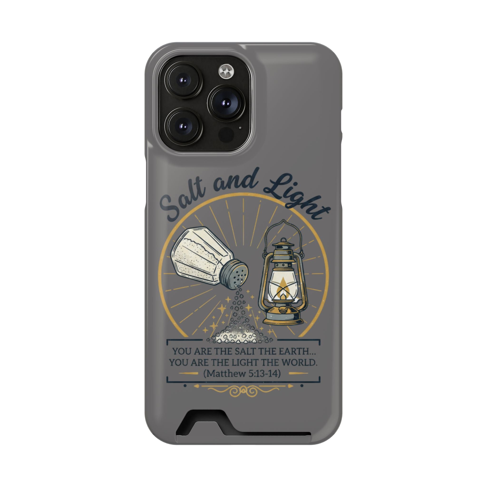 Salt and Light phone case