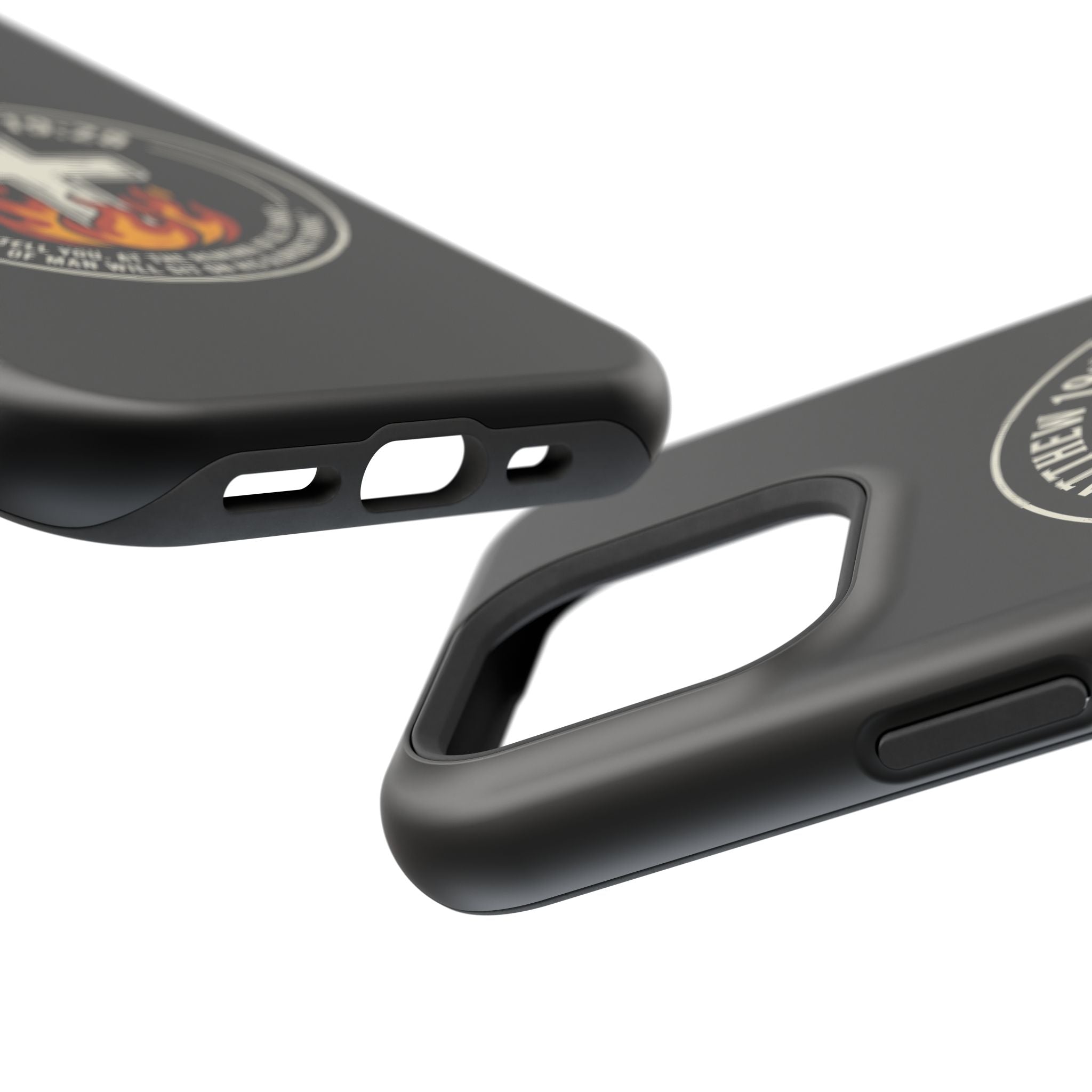 Matthew 19:28 with Cross Magnetic Impact-Resistant Cases