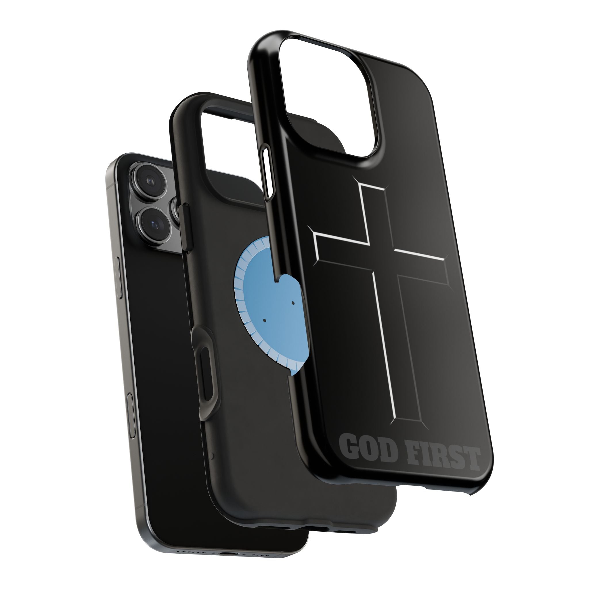Cross Magnetic Impact-Resistant Cases