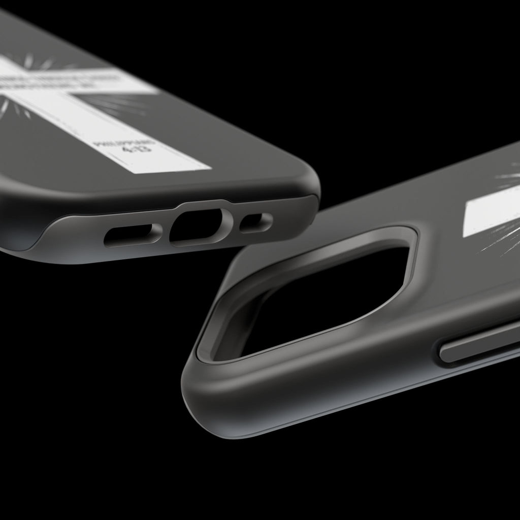 Philippians 4:13 Magnetic Impact-Resistant Cases