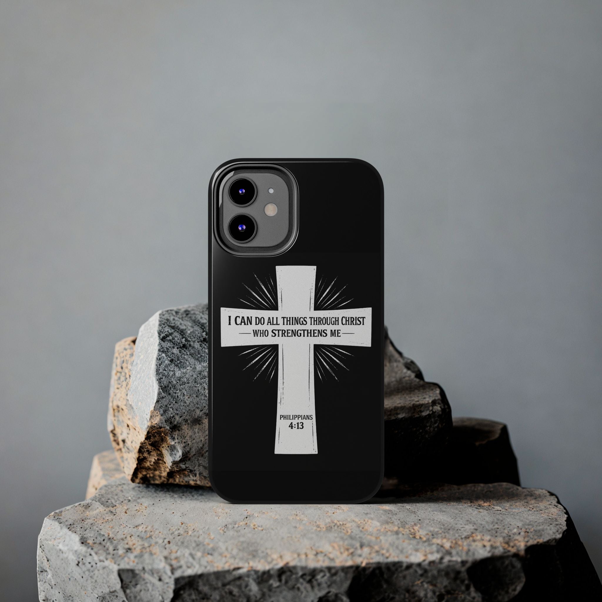 Philippians 4:13 Tough Phone Cases
