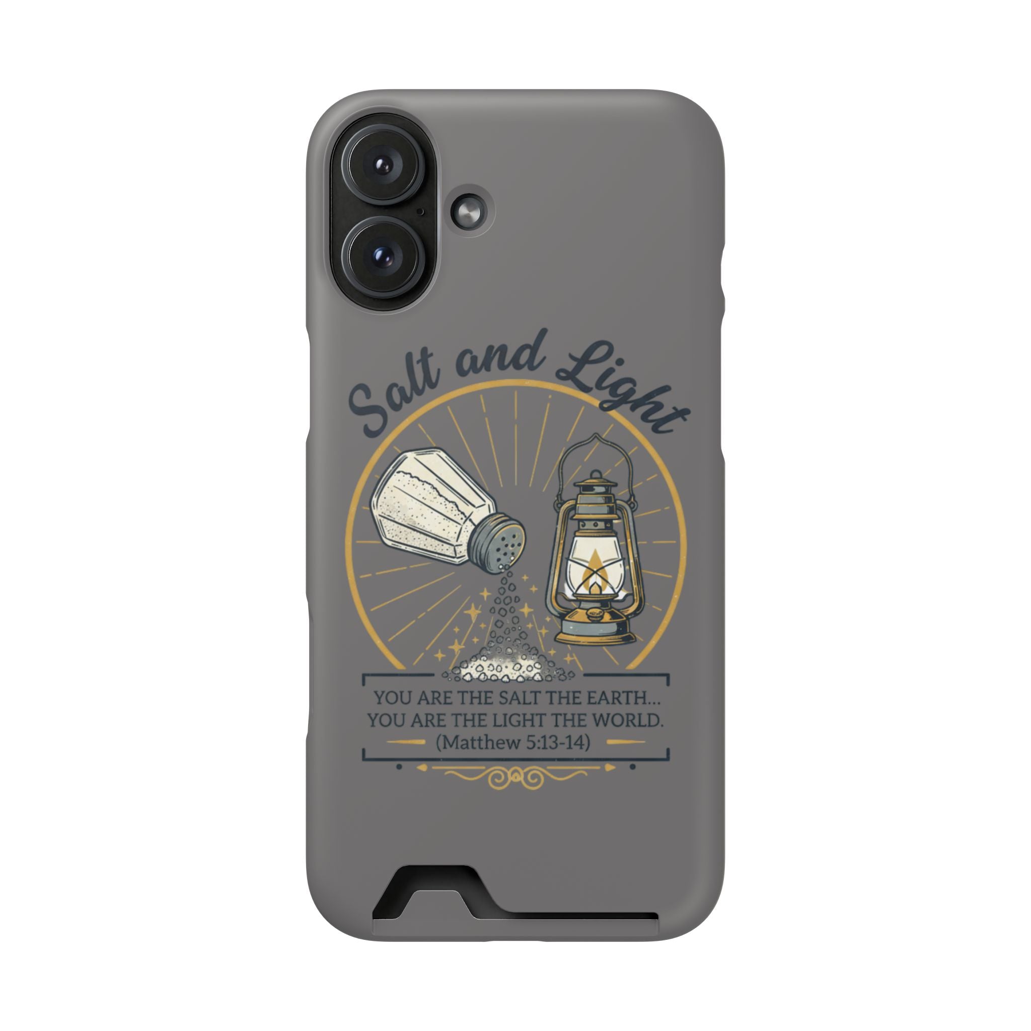 Salt and Light phone case