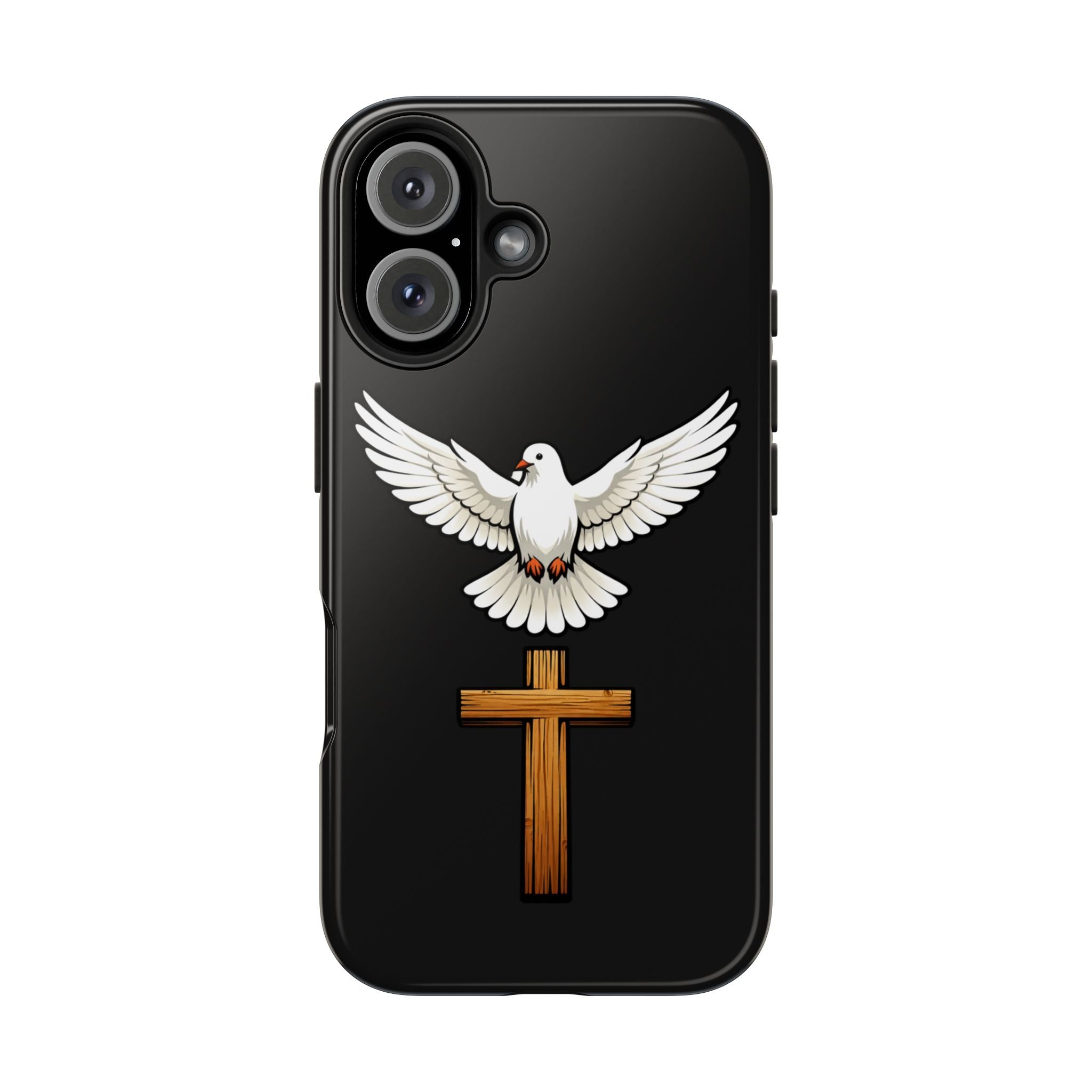 Dove and Cross Tough Phone Cases