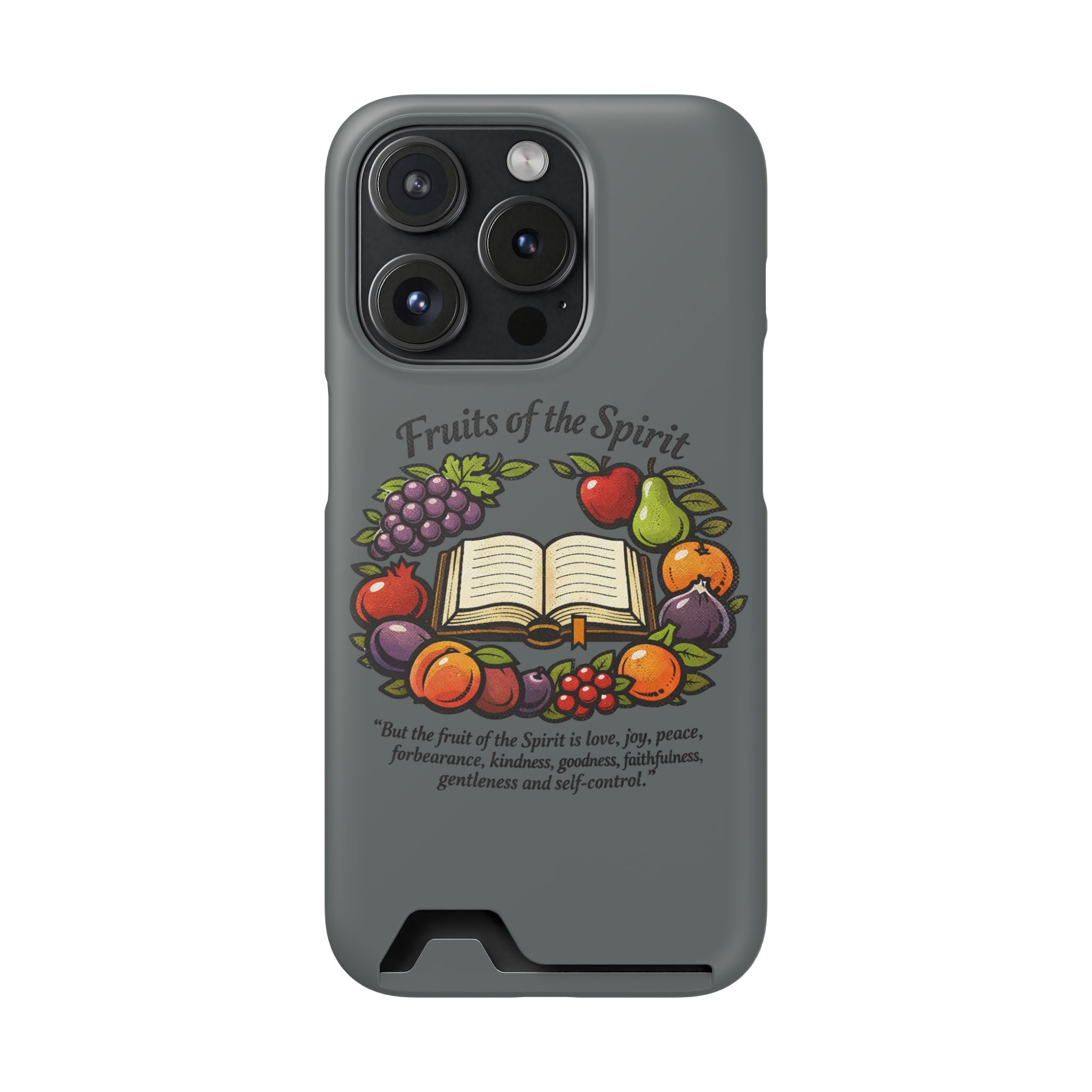 Fruits of the Spirit Phone Case (Card Holder)
