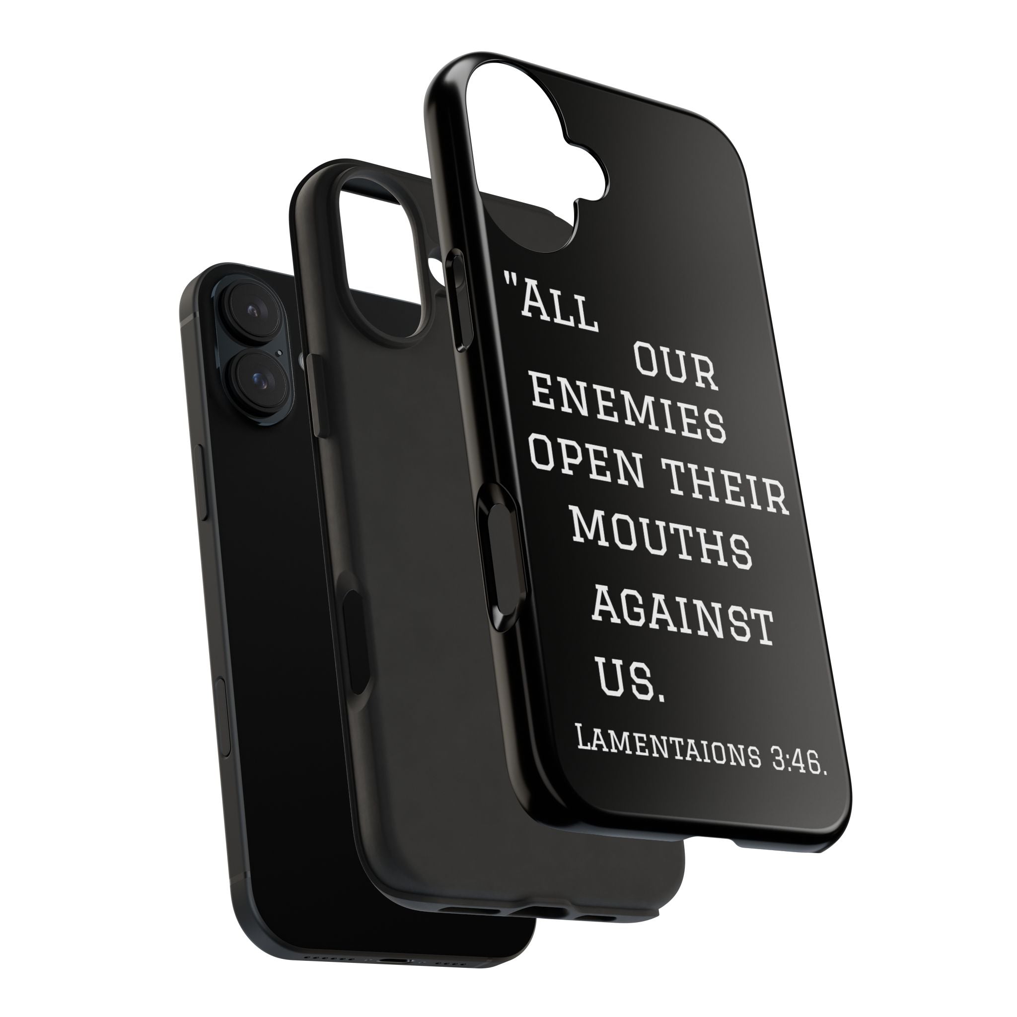Lamentations 3:46 phone case