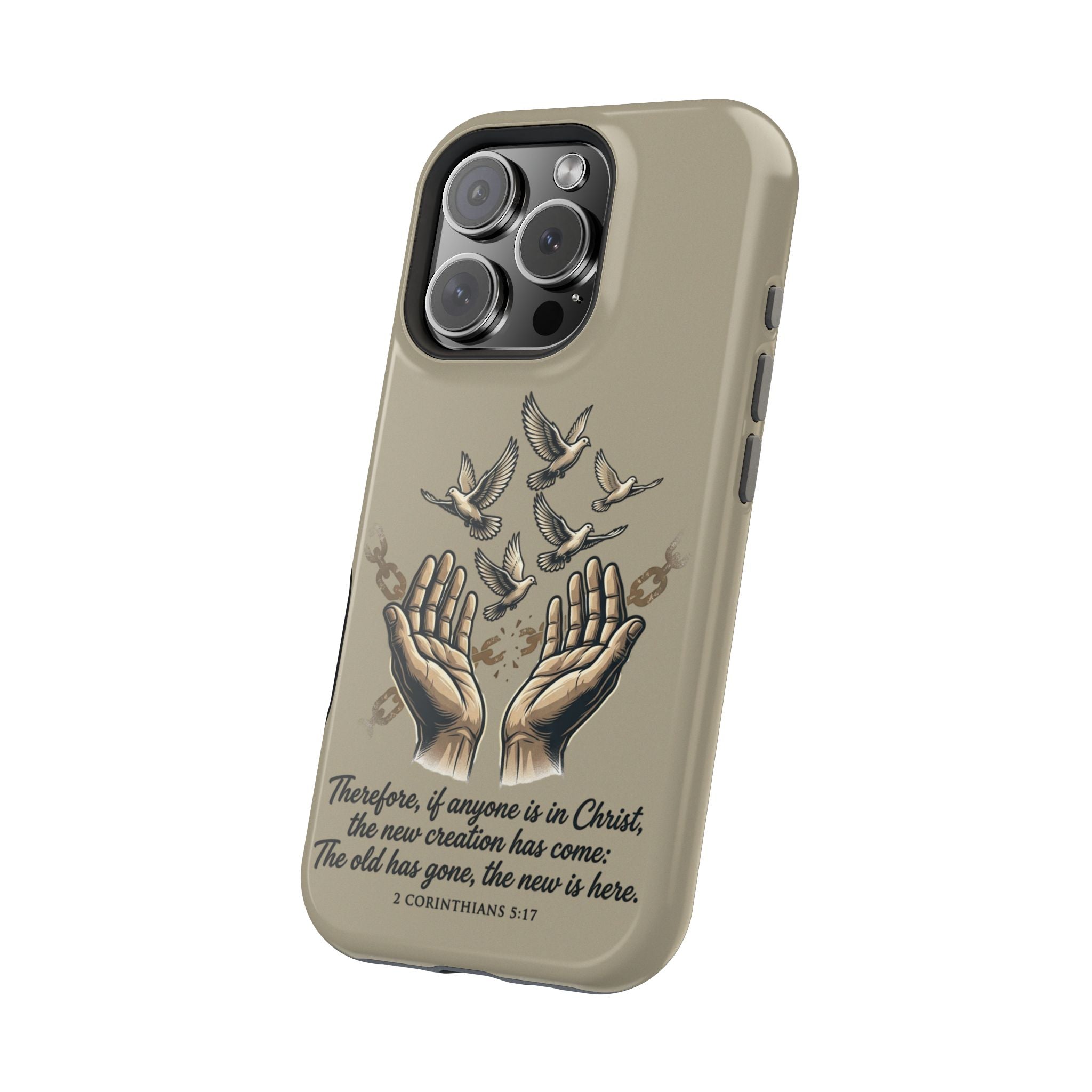 2 Corinthians 5:17 Magnetic Impact-Resistant Cases