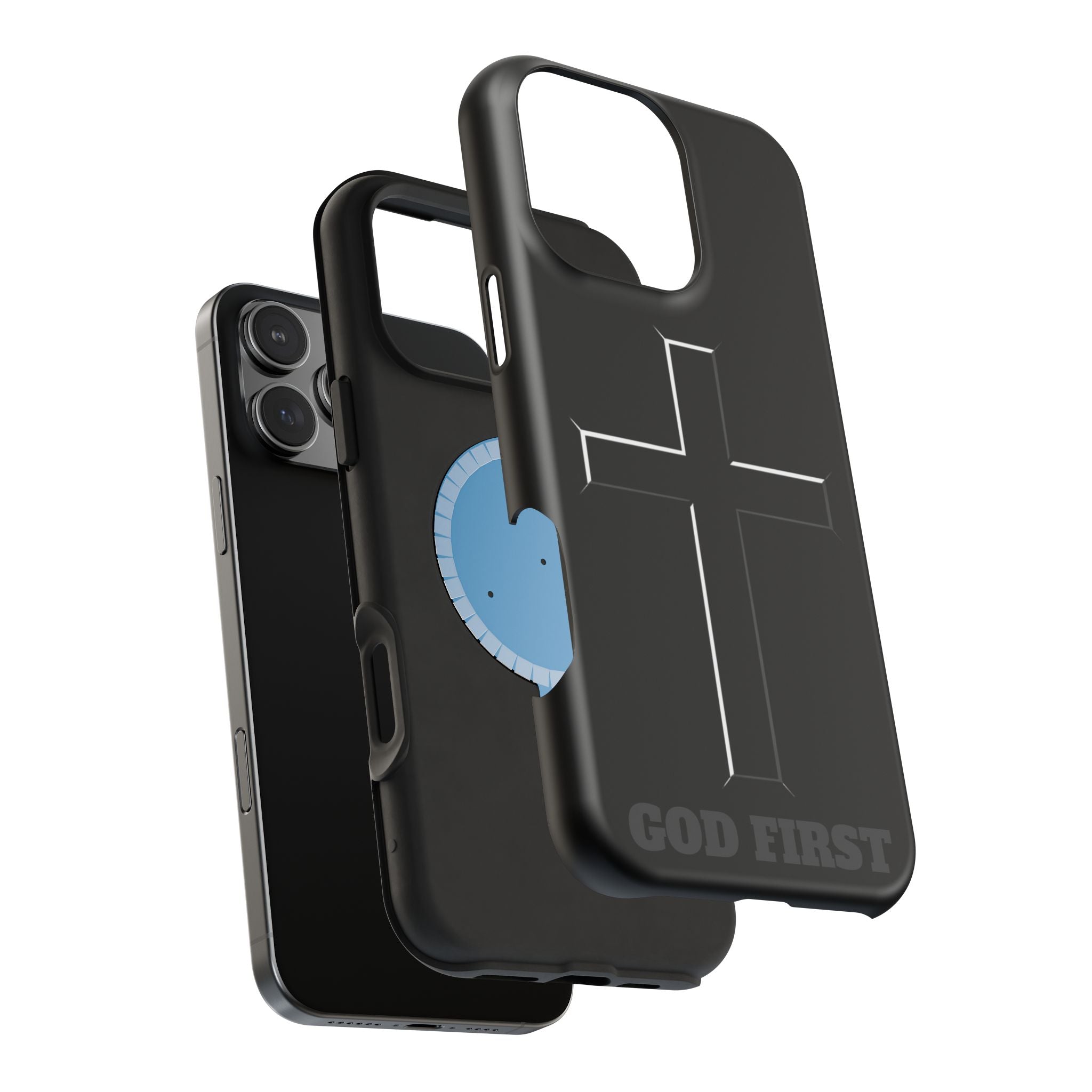 Cross Magnetic Impact-Resistant Cases