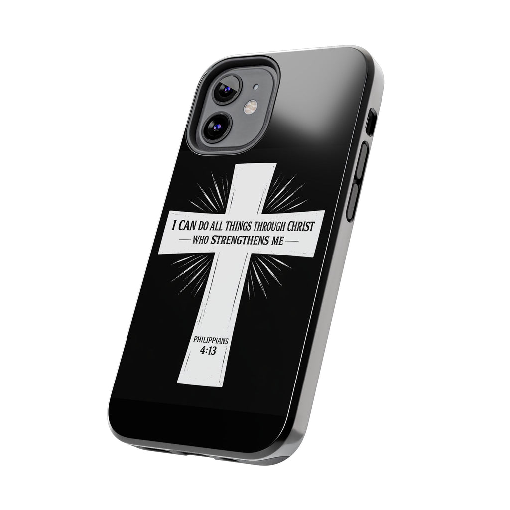 Philippians 4:13 Tough Phone Cases