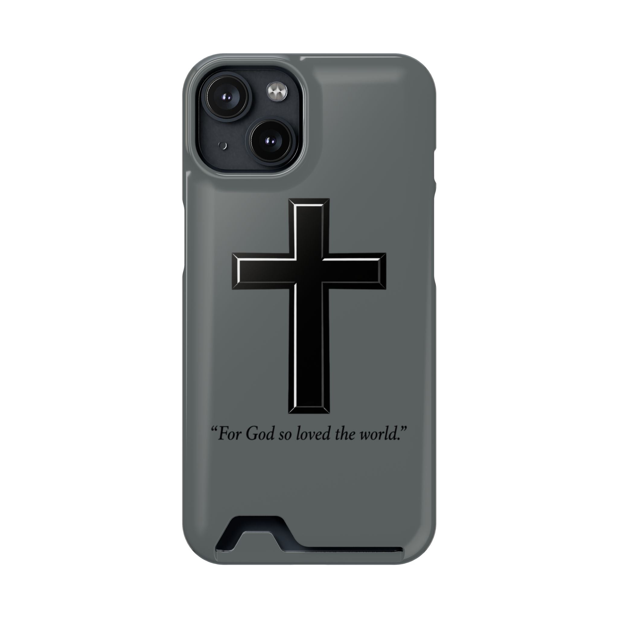 John 3:16 Phone Case (Card Holder)