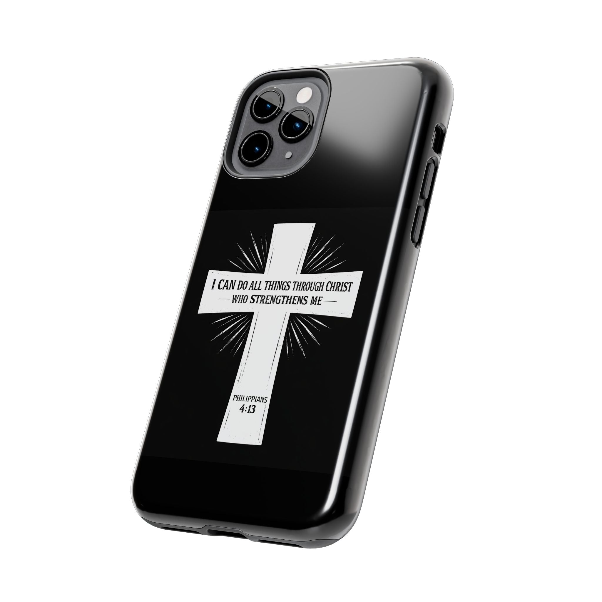 Philippians 4:13 Tough Phone Cases