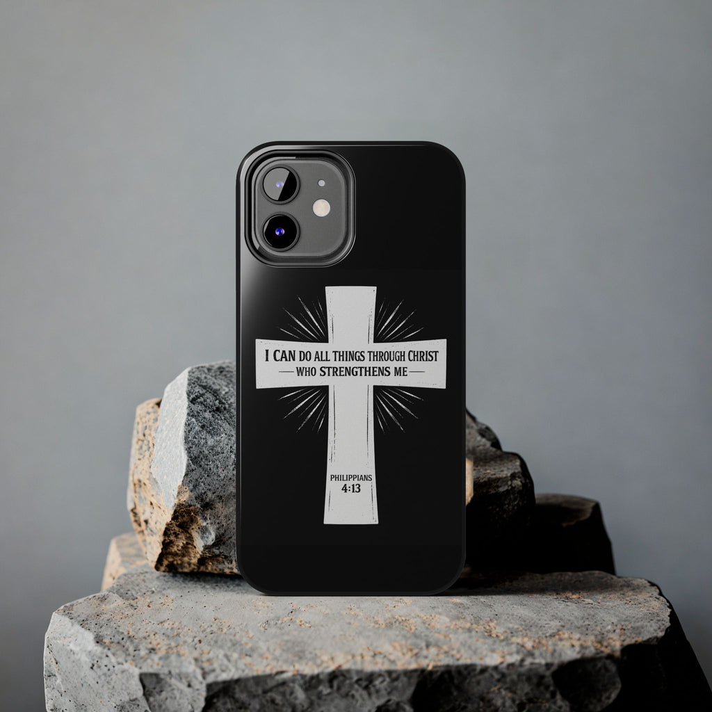 Philippians 4:13 Tough Phone Cases