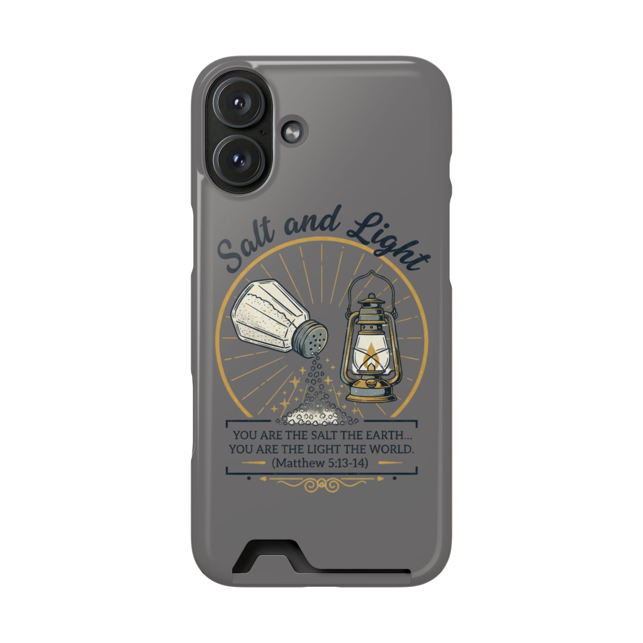 Salt and Light phone case