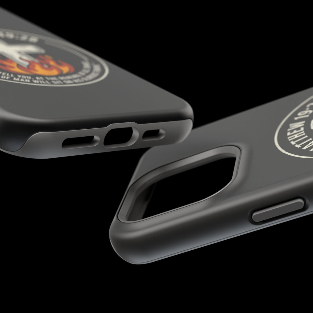 Matthew 19:28 with Cross Magnetic Impact-Resistant Cases