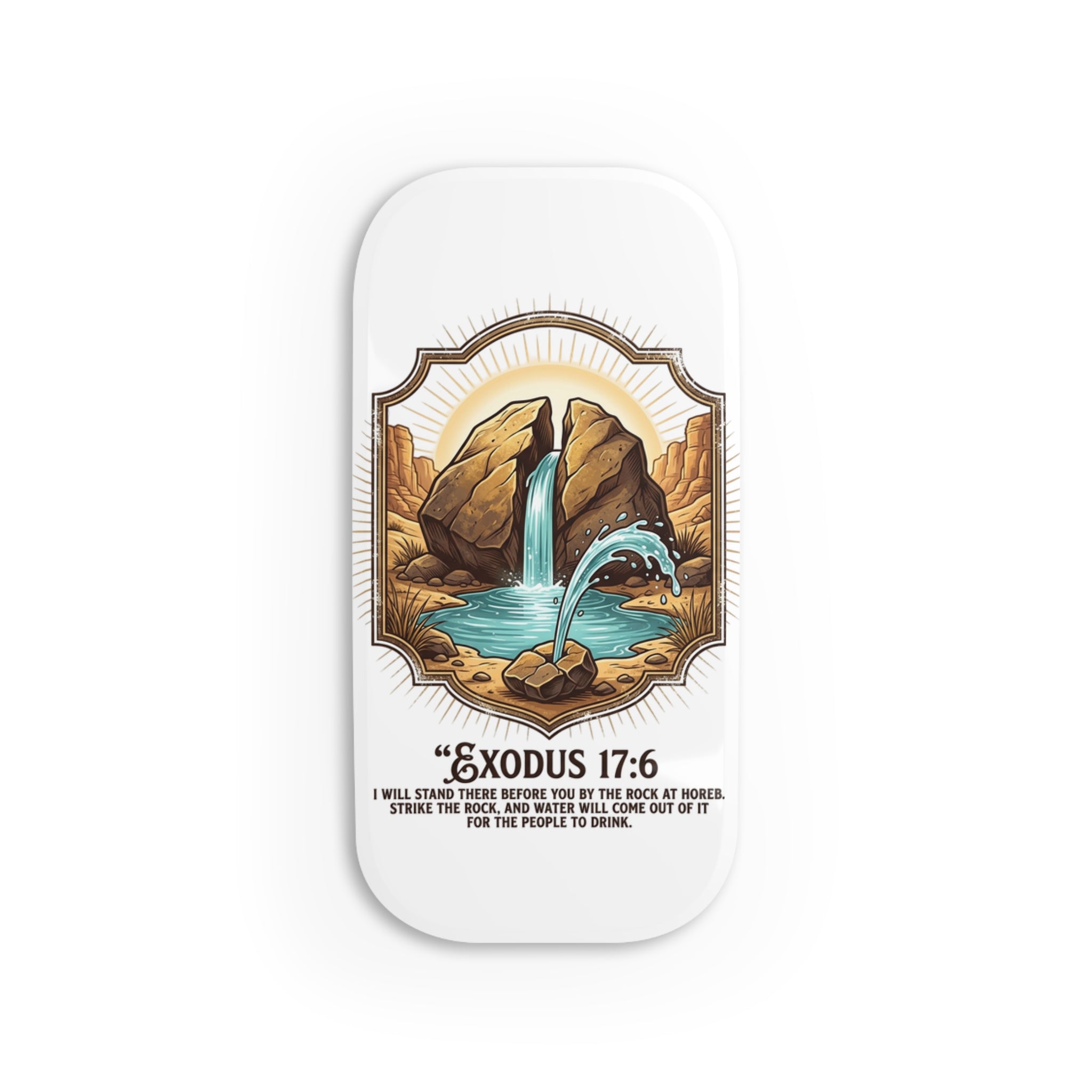 Exodus 17:6 Phone Click-On Grip