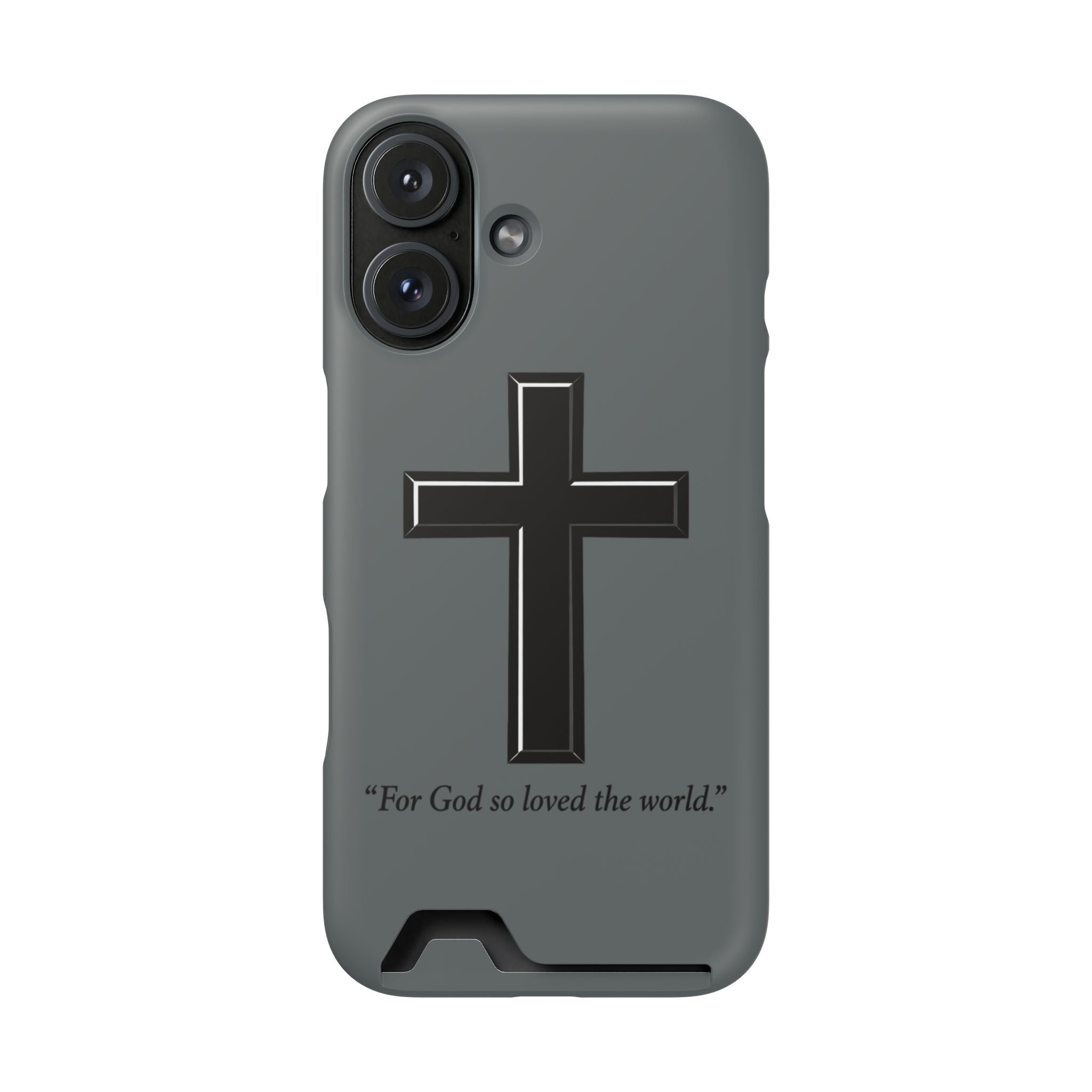 John 3:16 Phone Case (Card Holder)