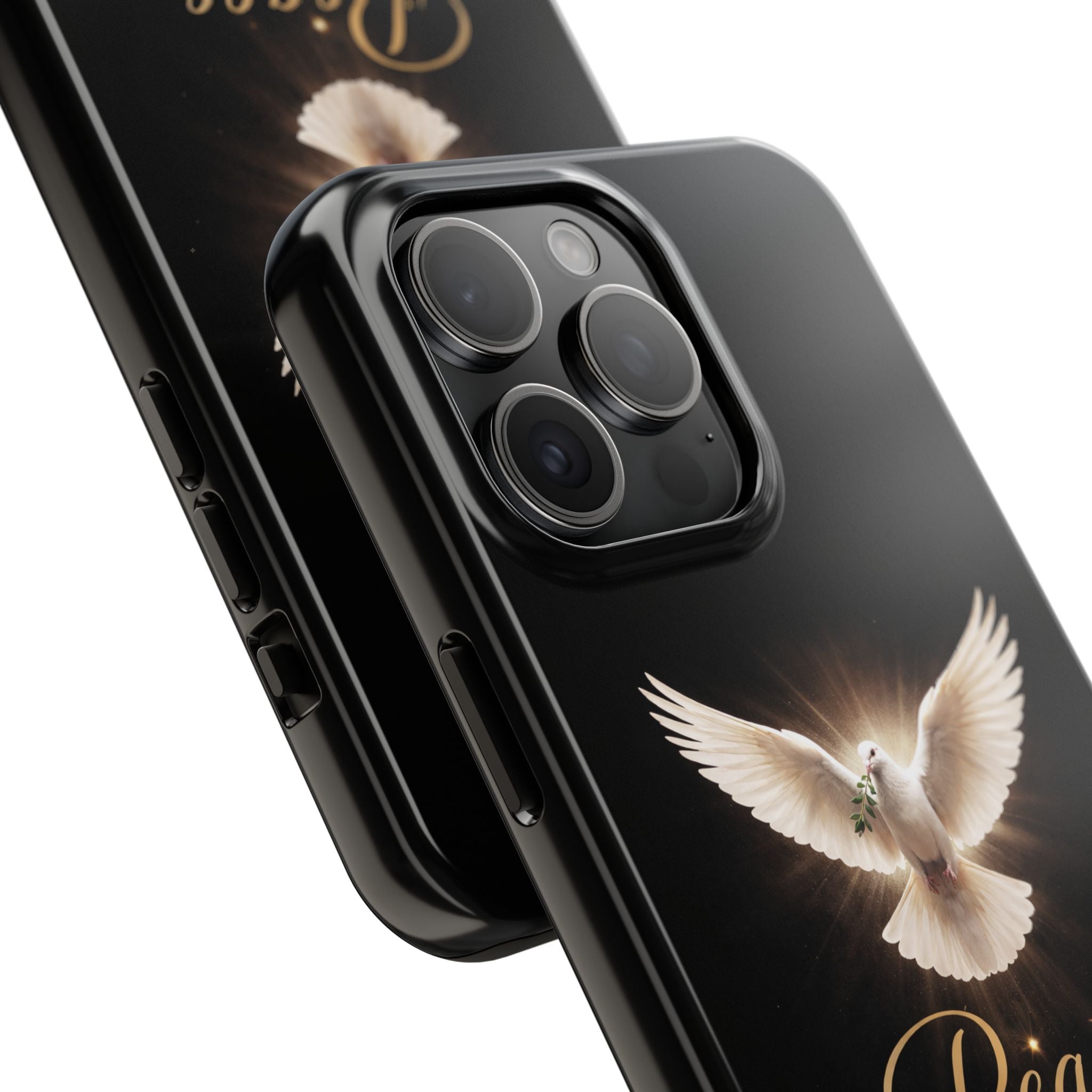 Dove with John 14:27 Tough Phone Cases