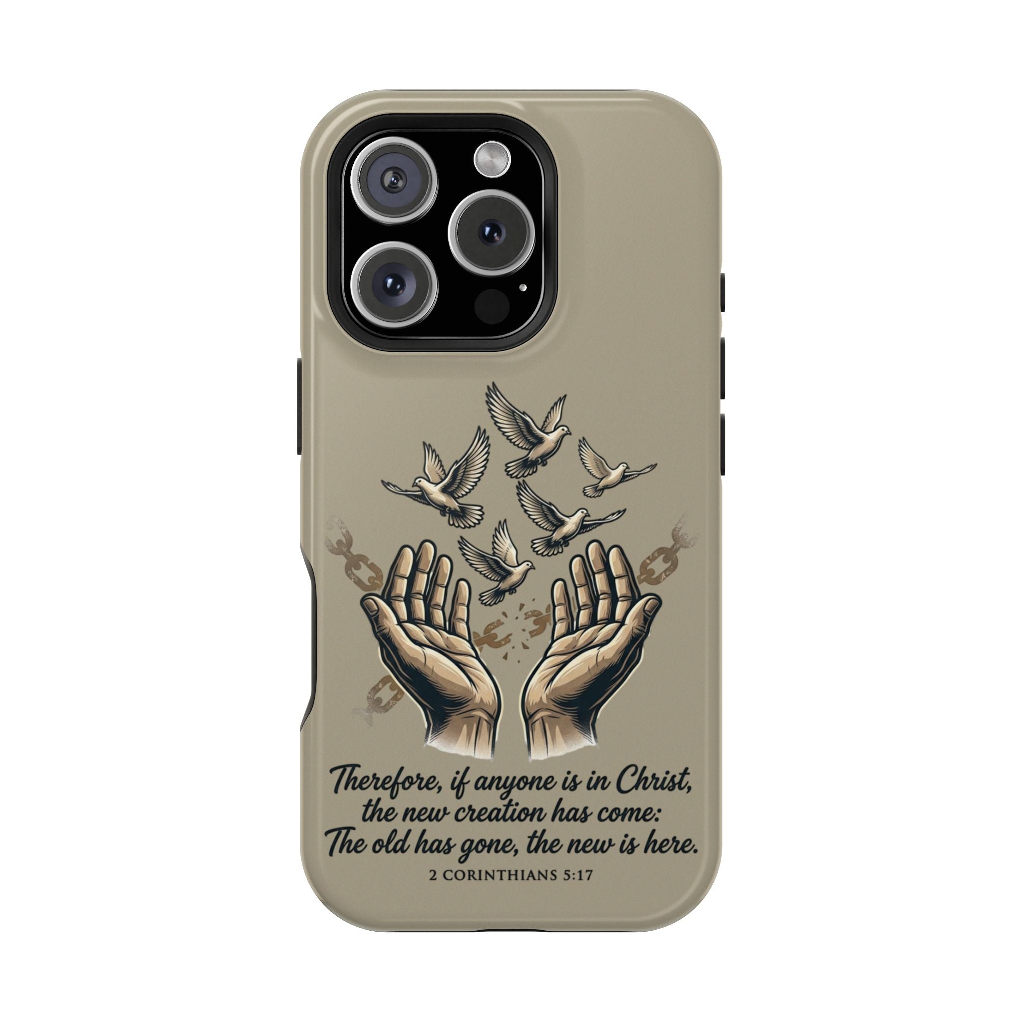 2 Corinthians 5:17 Magnetic Impact-Resistant Cases