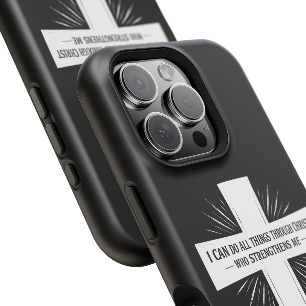 Philippians 4:13 Magnetic Impact-Resistant Cases