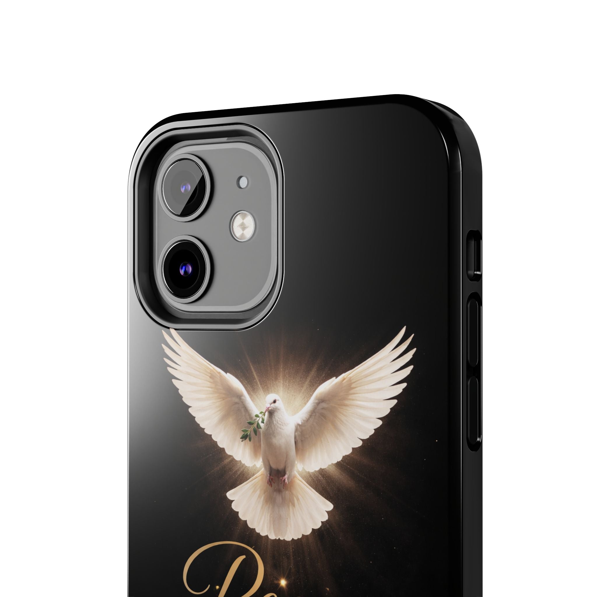Dove with John 14:27 Tough Phone Cases