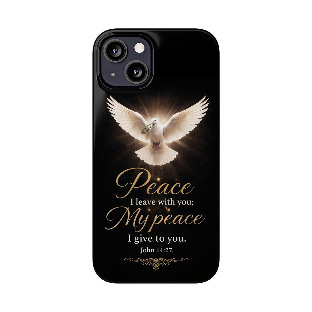 John 14:27 Slim Phone Cases