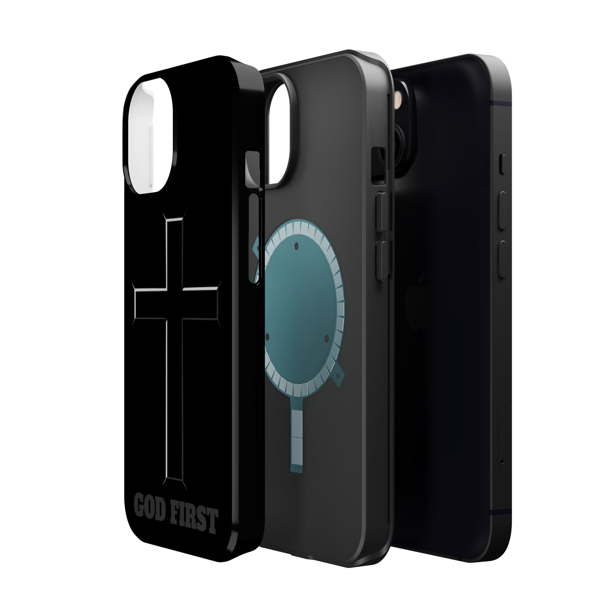 Cross Magnetic Impact-Resistant Cases