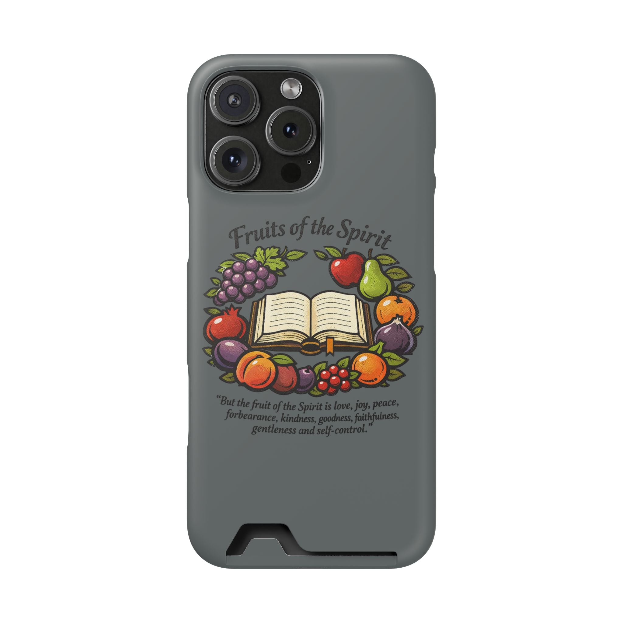 Fruits of the Spirit Phone Case (Card Holder)