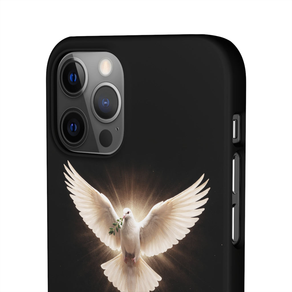 Dove with John 14:27 with Snap Cases