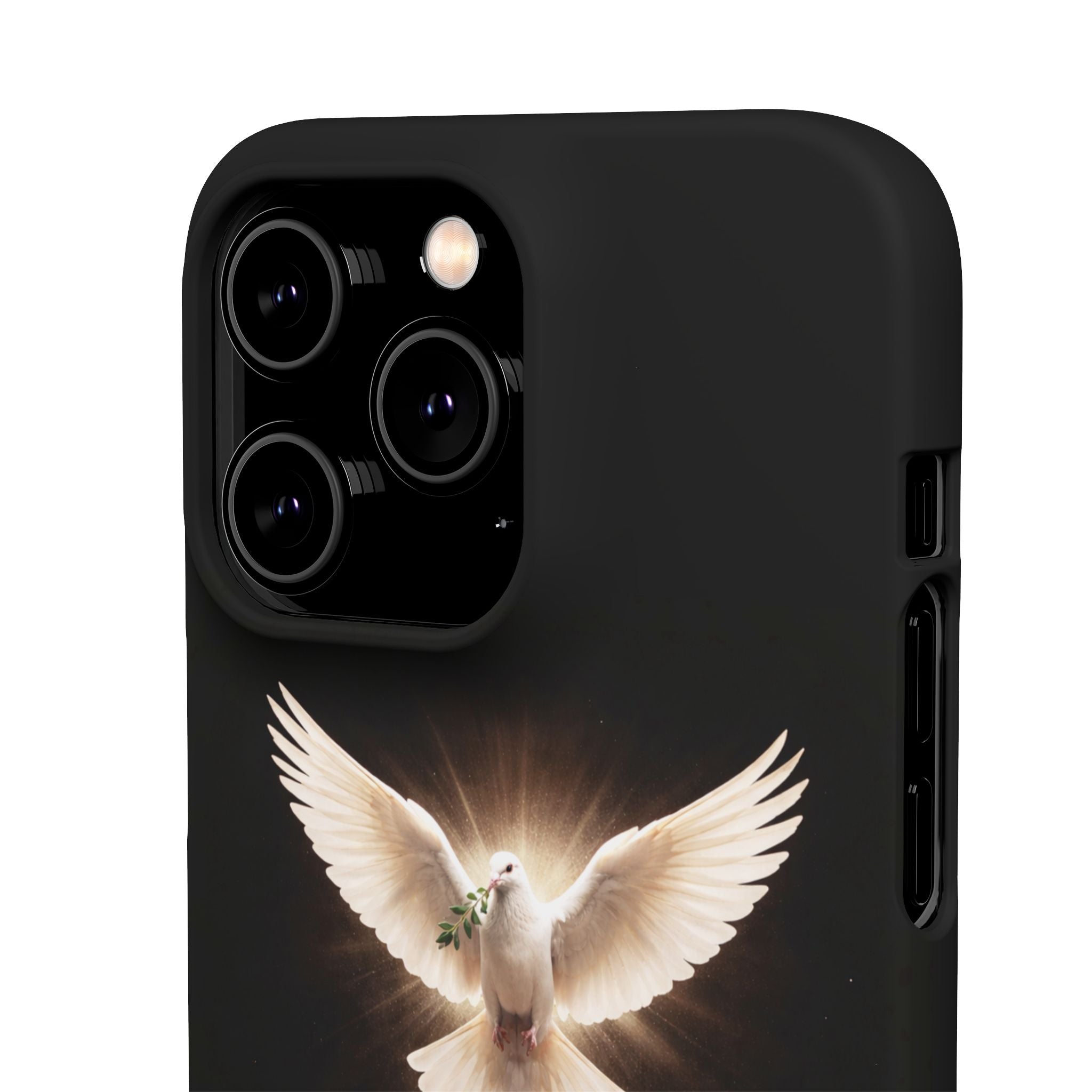 Dove with John 14:27 with Snap Cases