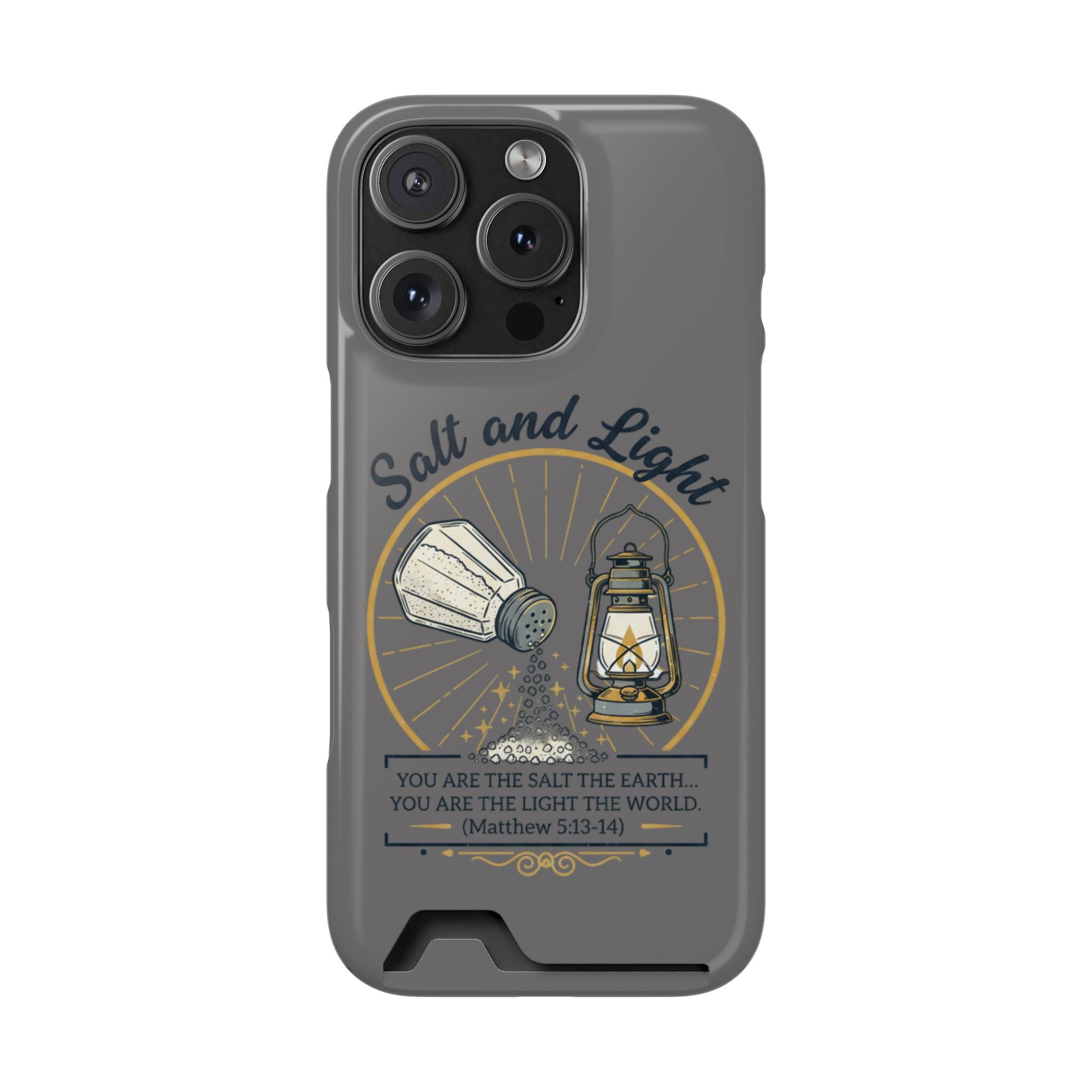 Salt and Light phone case