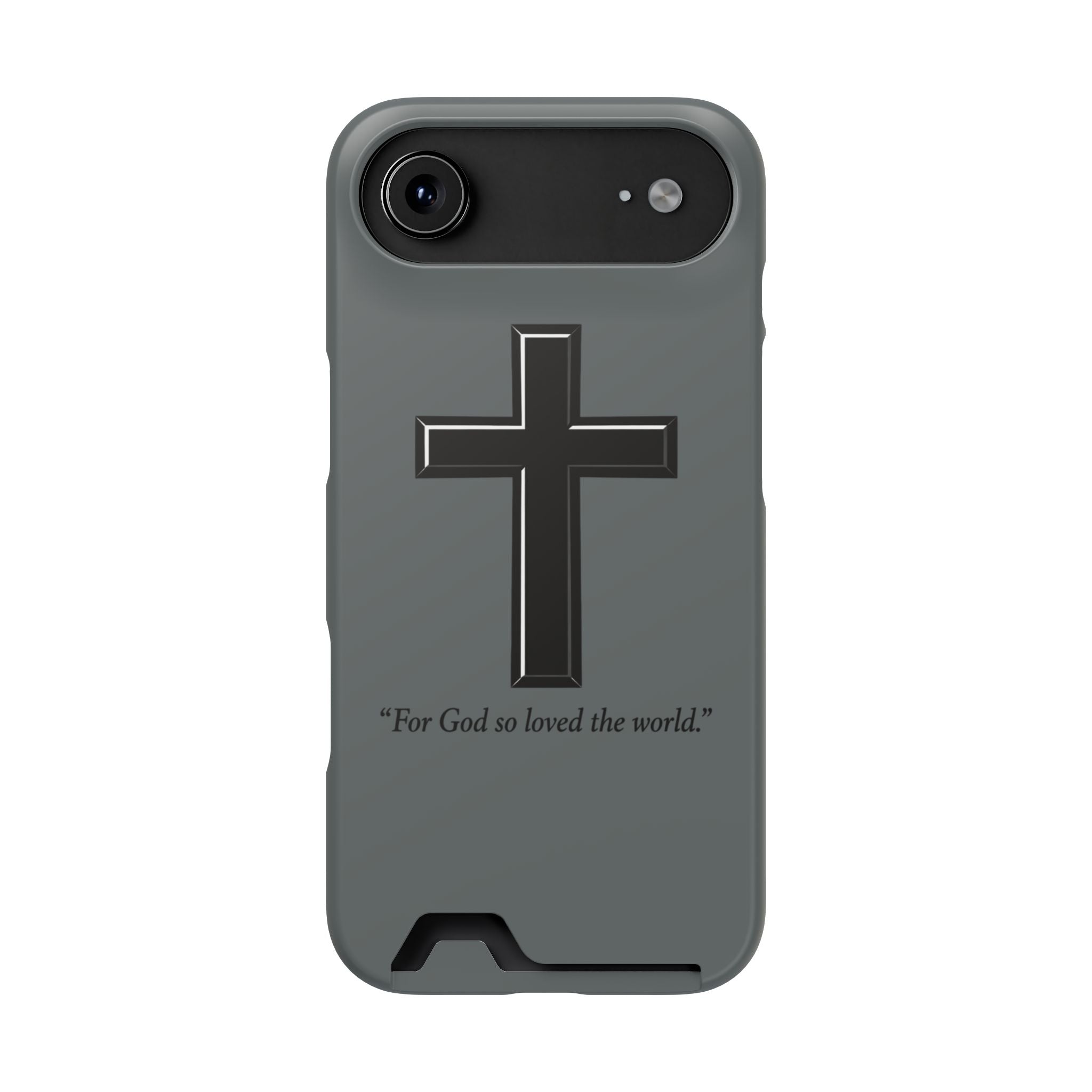 John 3:16 Phone Case (Card Holder)