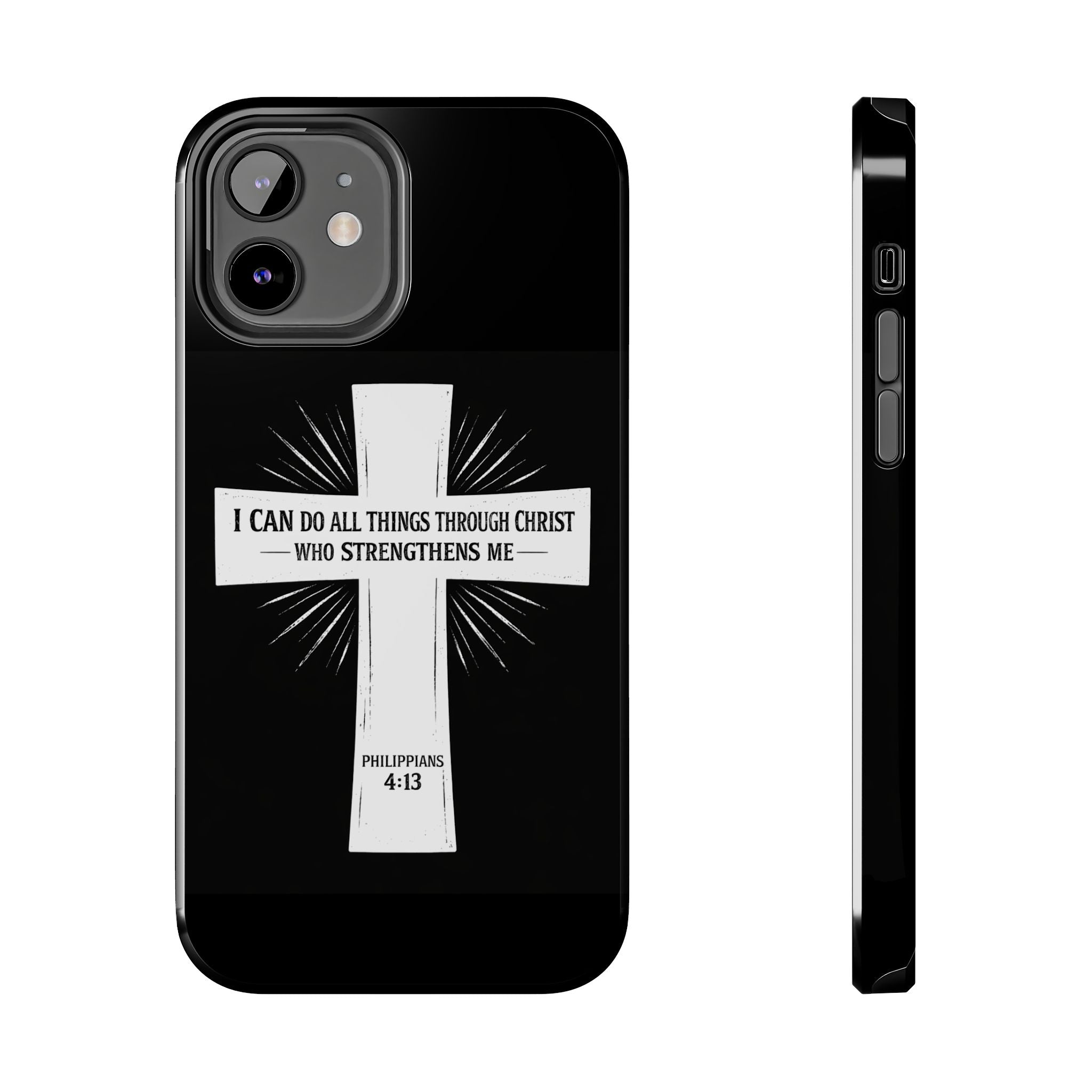 Philippians 4:13 Tough Phone Cases
