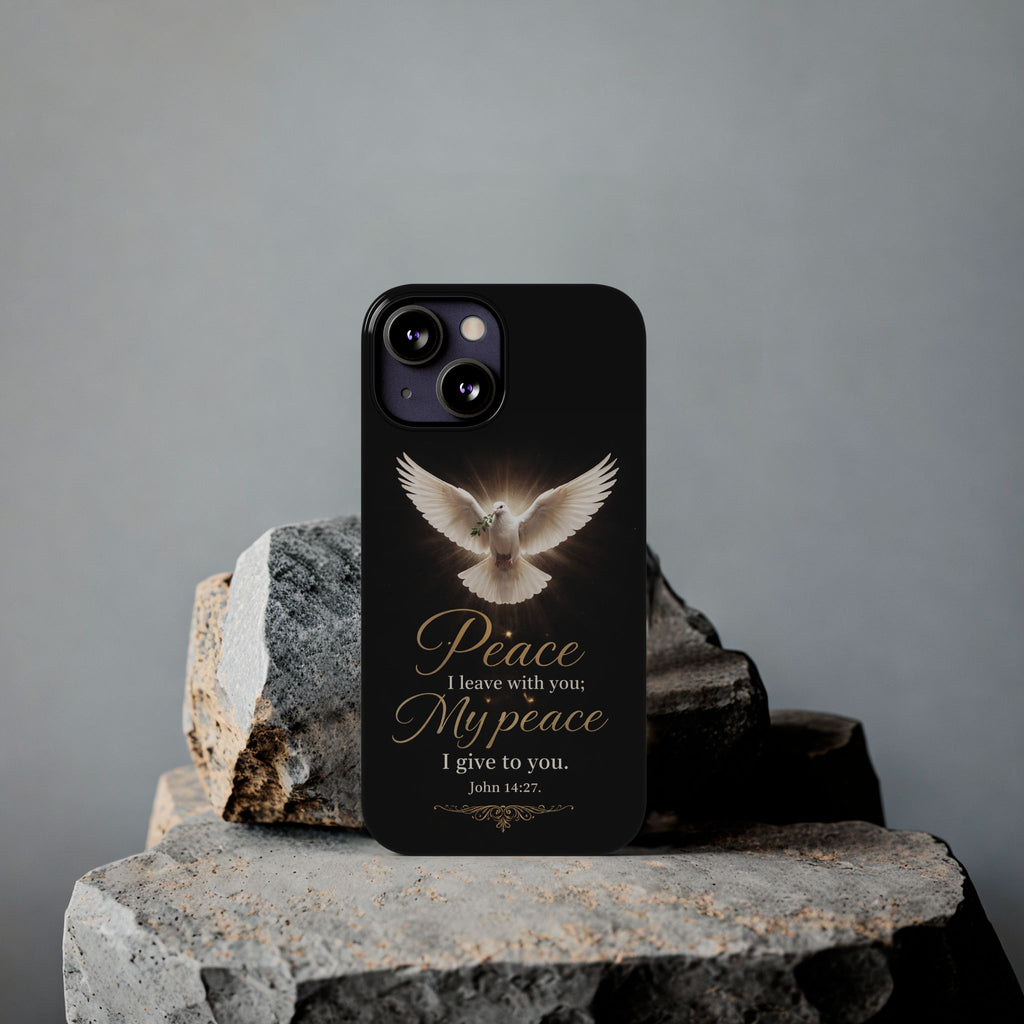 John 14:27 Slim Phone Cases