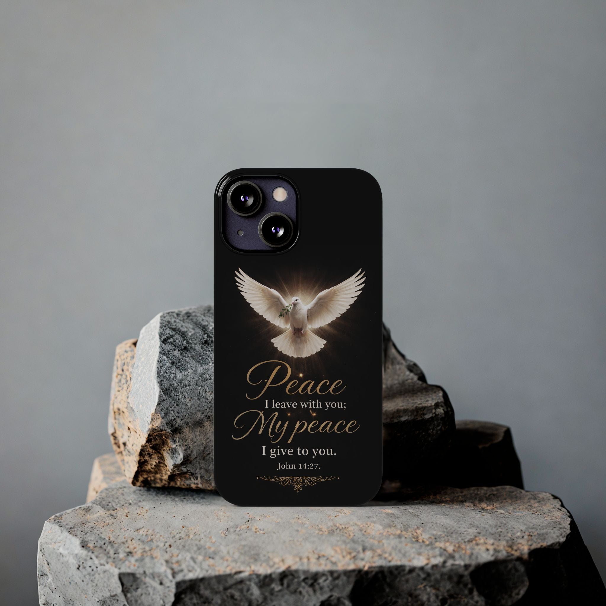 John 14:27 Slim Phone Cases