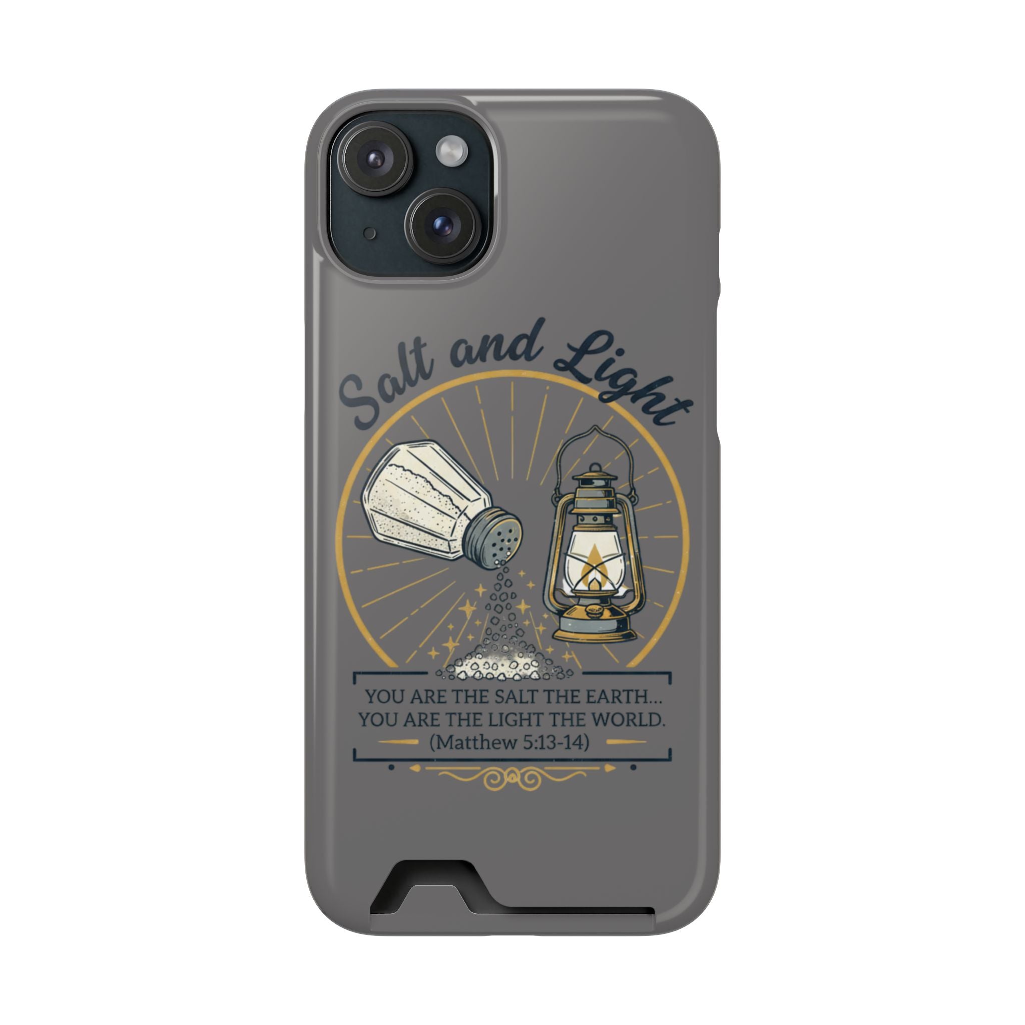 Salt and Light phone case