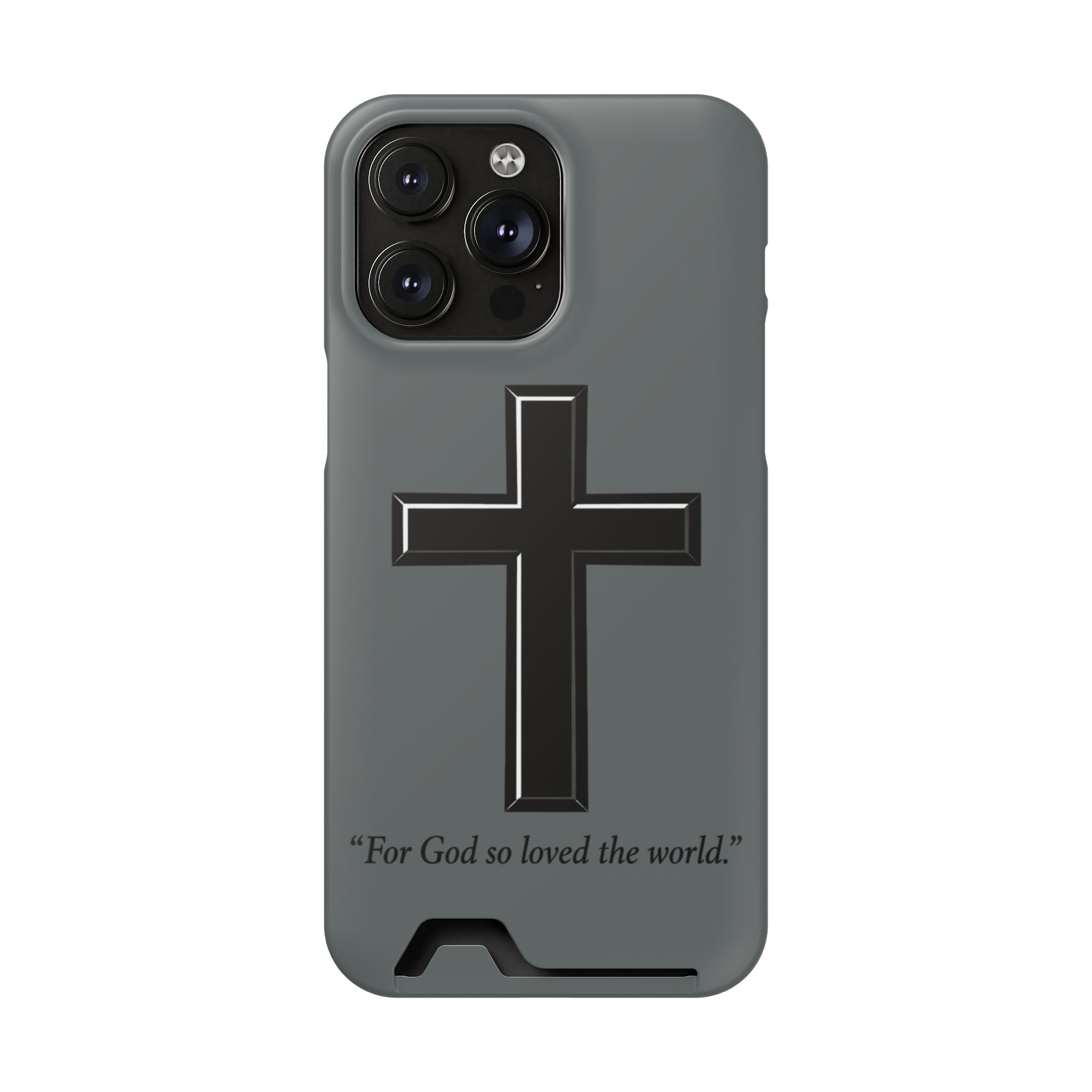 John 3:16 Phone Case (Card Holder)