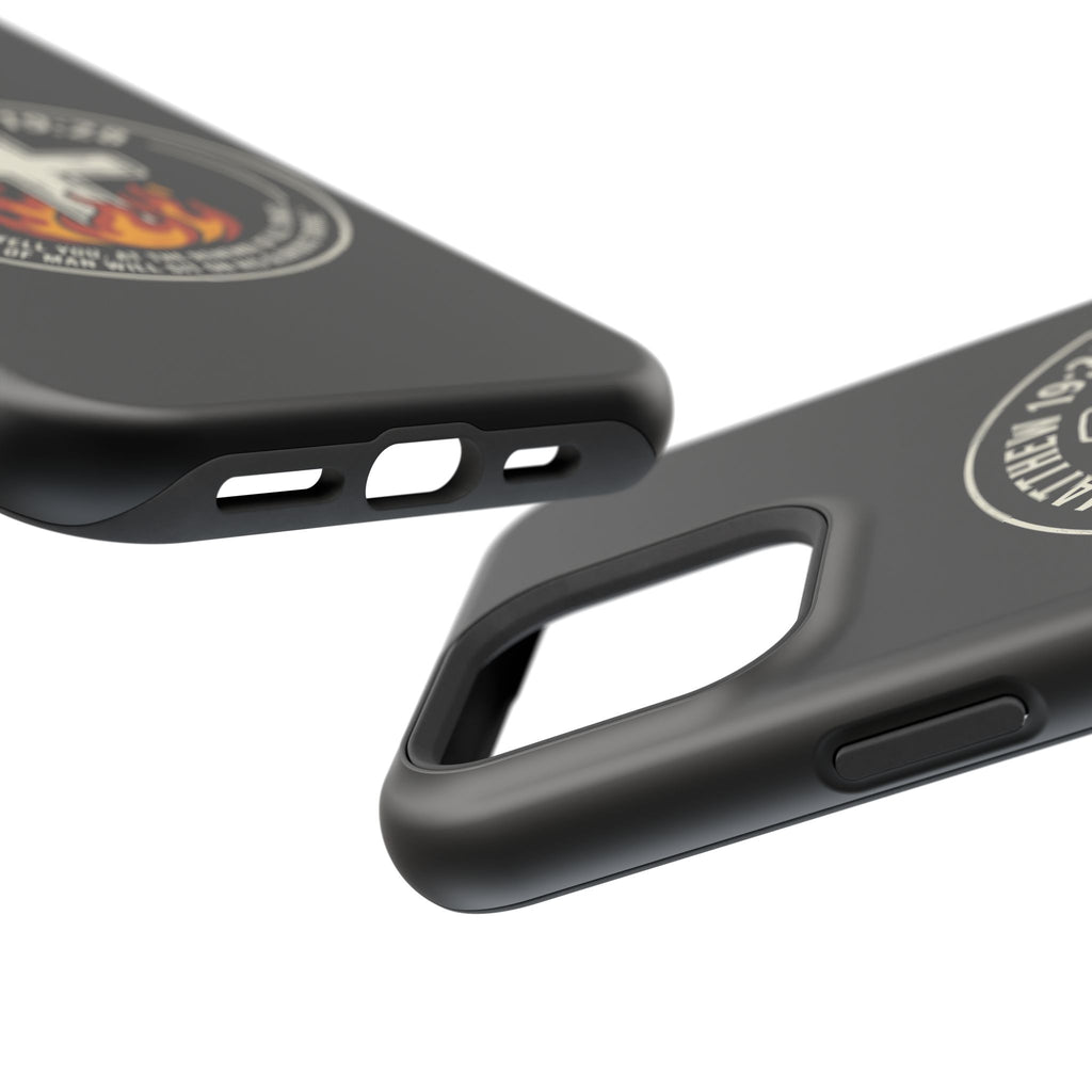 Matthew 19:28 with Cross Magnetic Impact-Resistant Cases