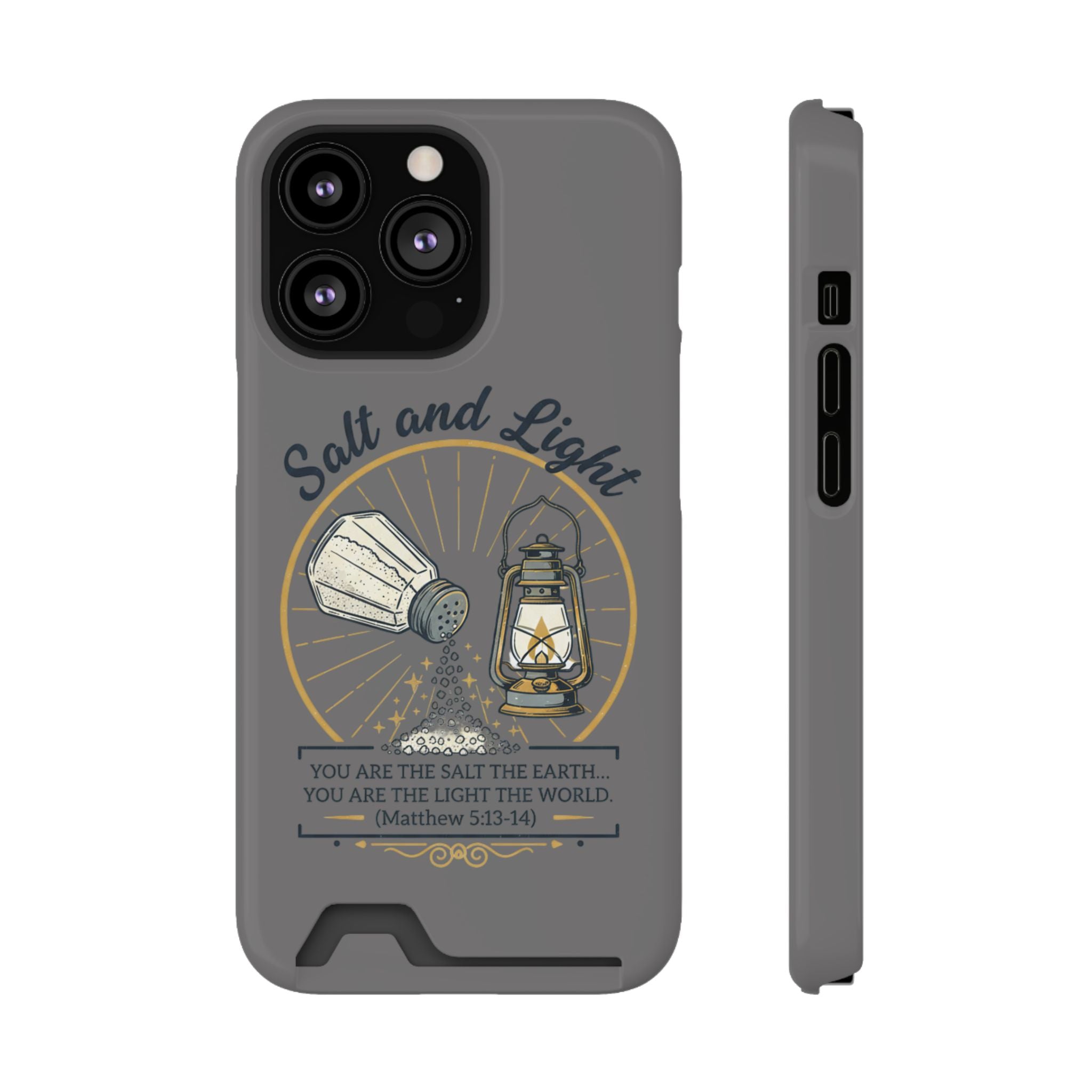 Salt and Light phone case