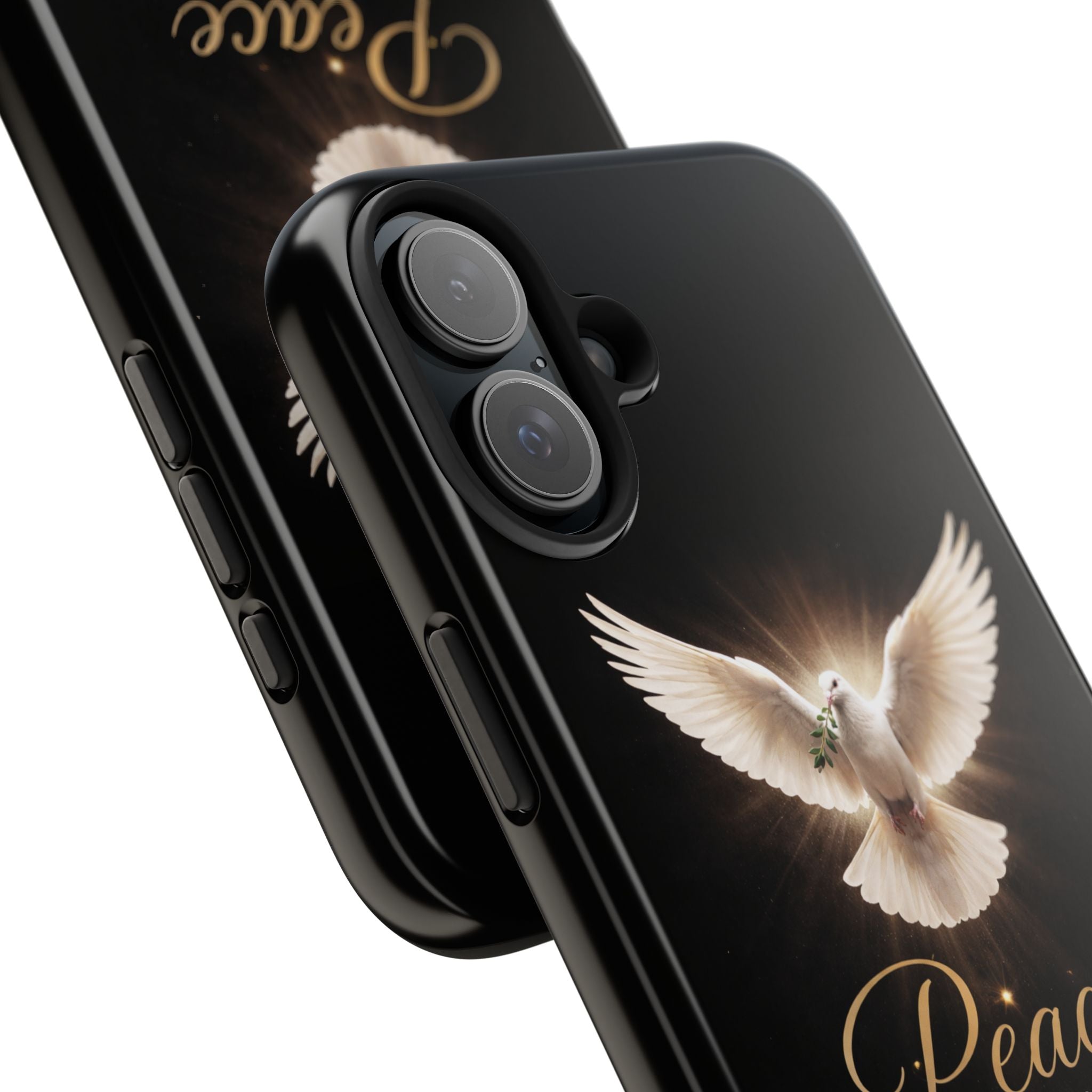 Dove with John 14:27 Tough Phone Cases