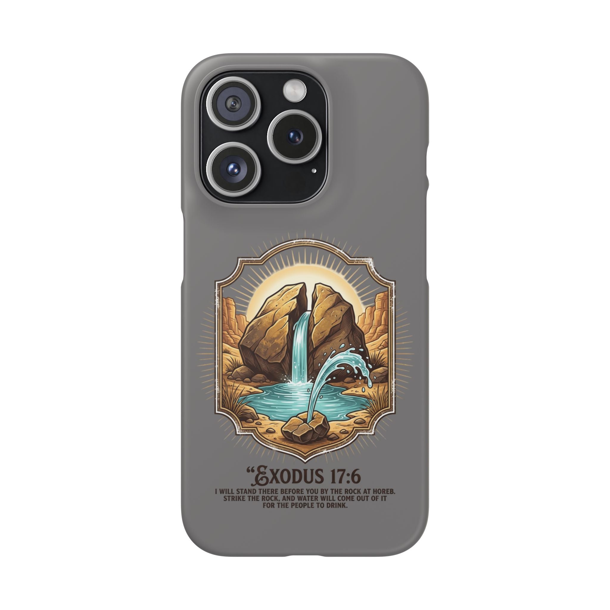Exodus 17:6 Snap Cases