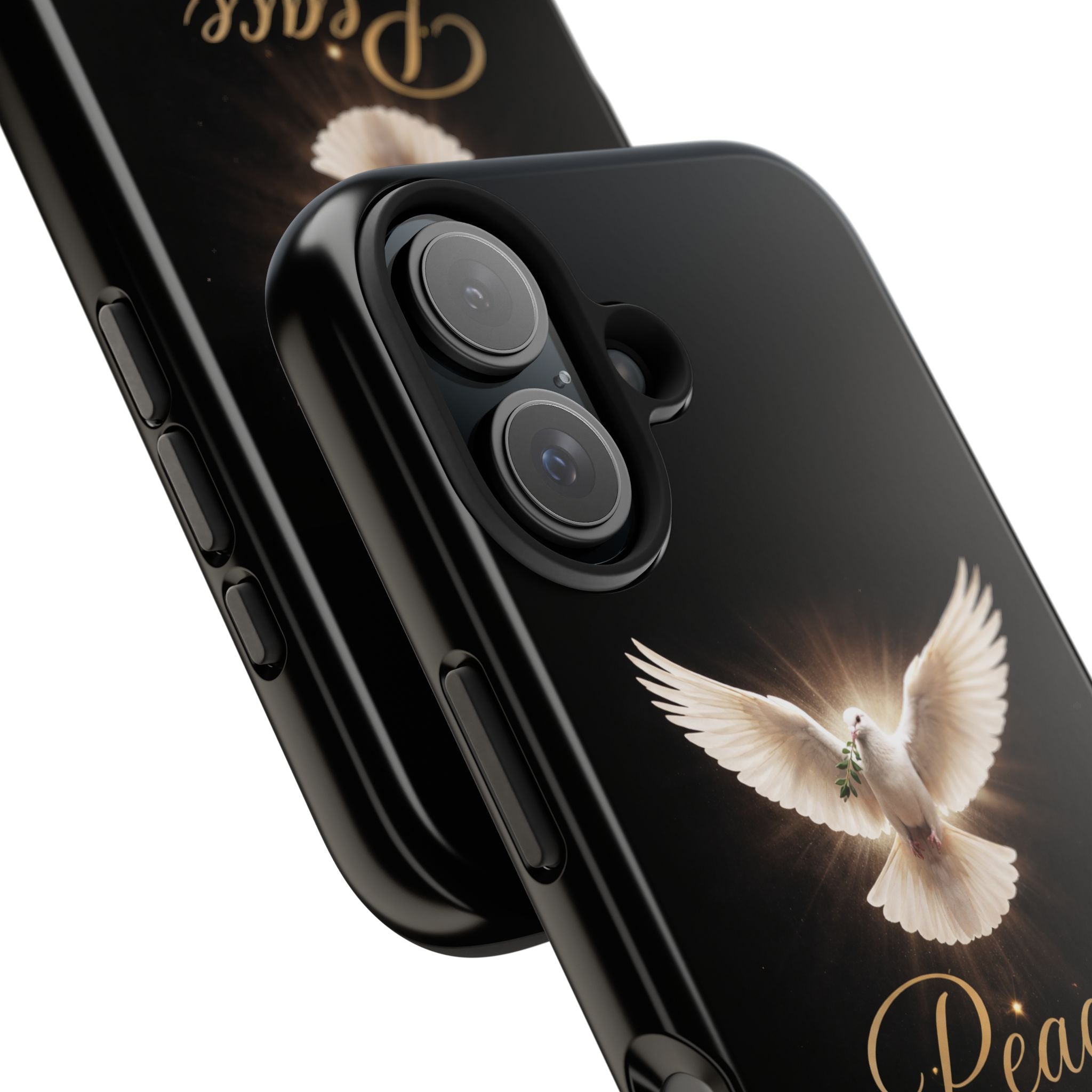 Dove with John 14:27 Tough Phone Cases