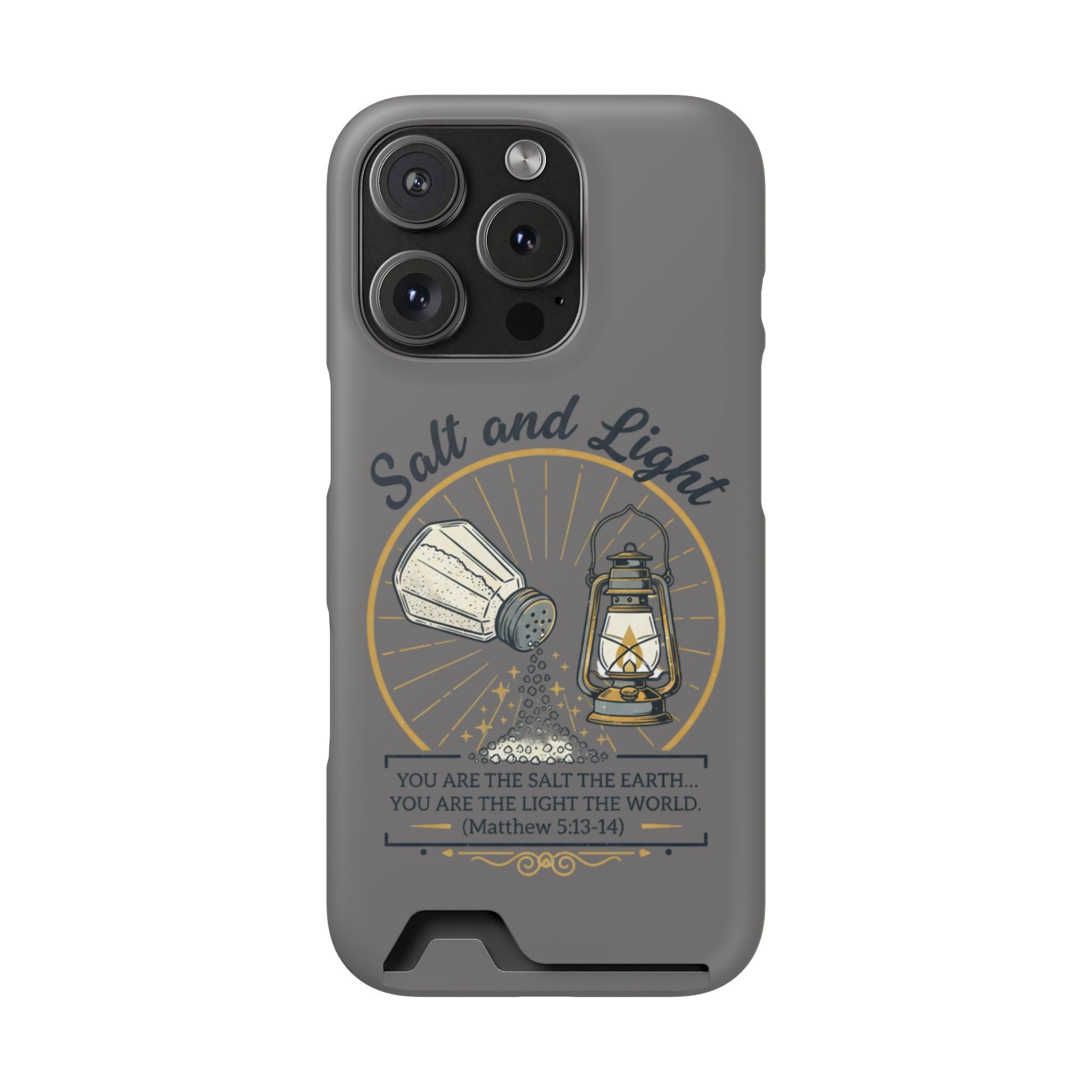Salt and Light phone case