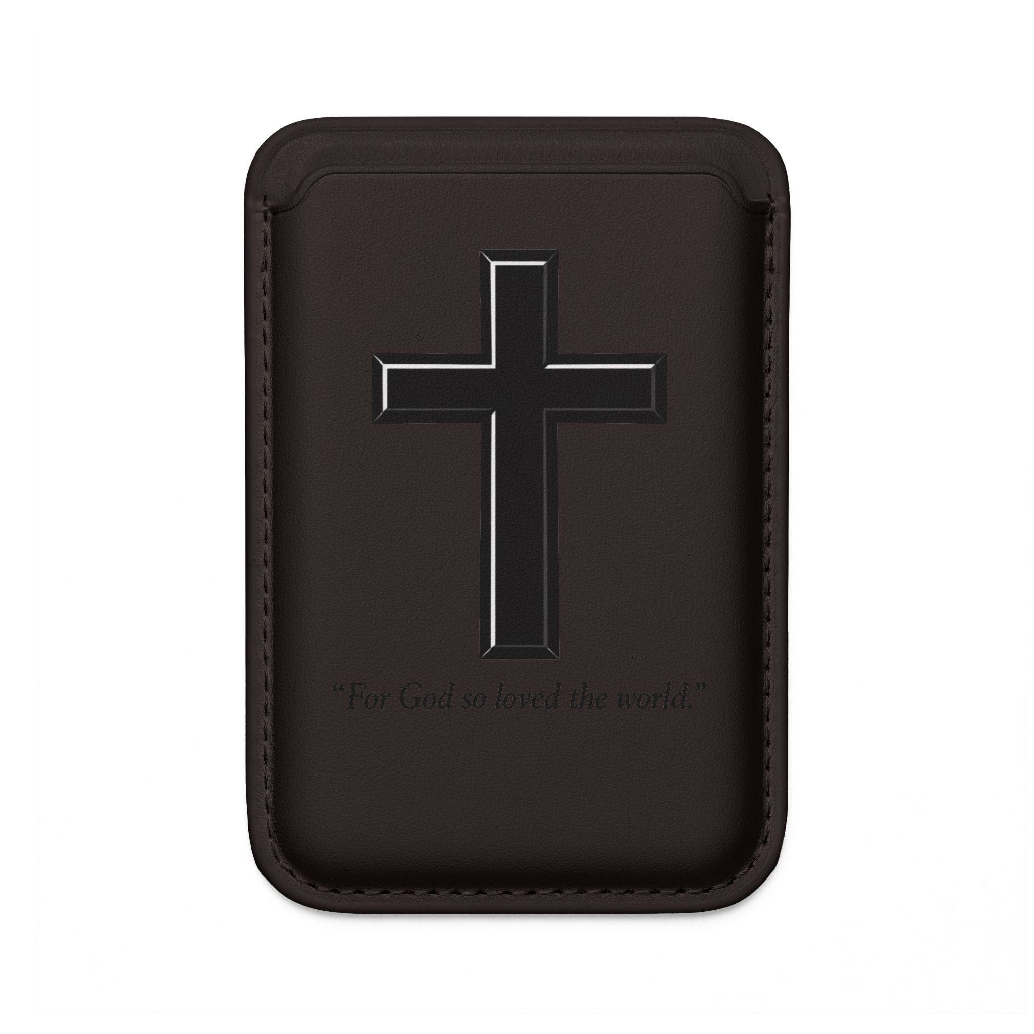 John 3:16 with Cross Vegan Wallet (Magsafe® Compatible)