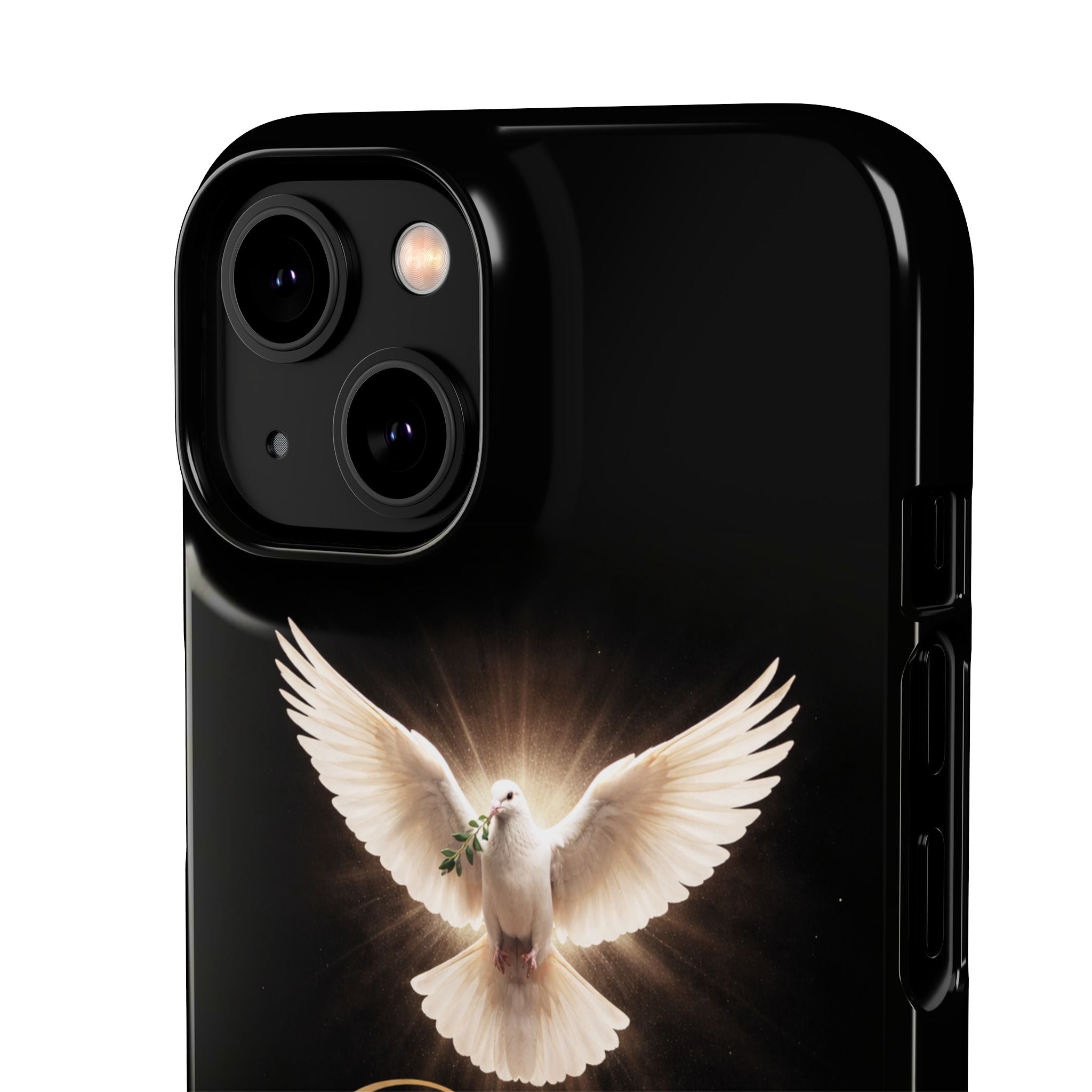 Dove with John 14:27 with Snap Cases