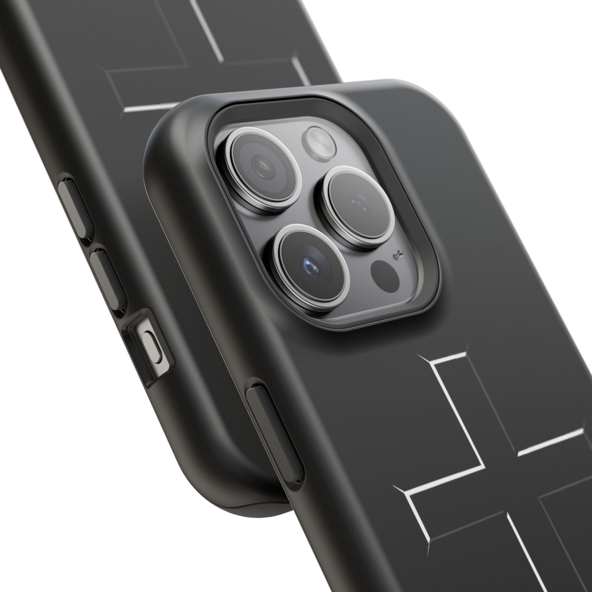 Cross Magnetic Impact-Resistant Cases