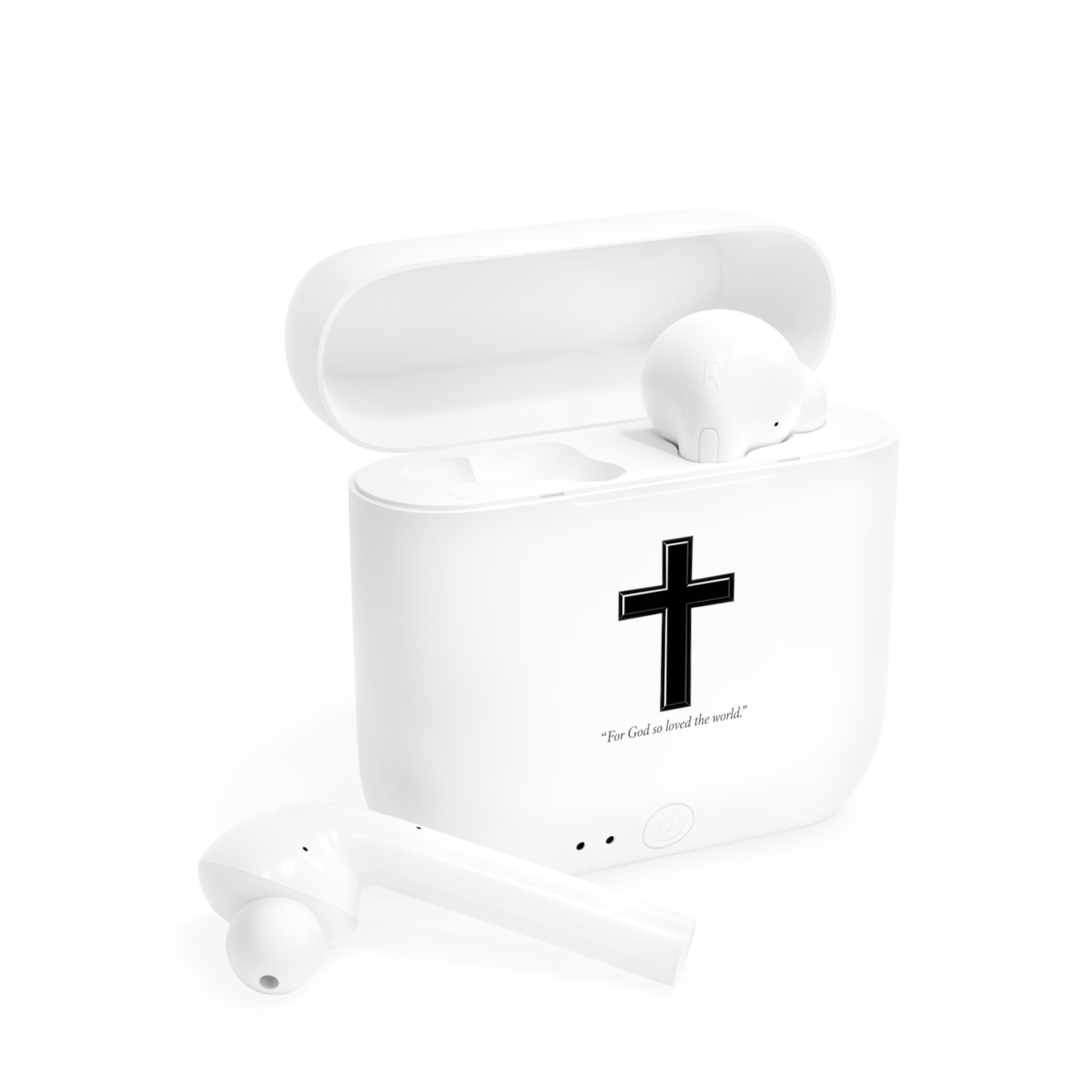 Cross with John 3:16 Essos Wireless Earbuds