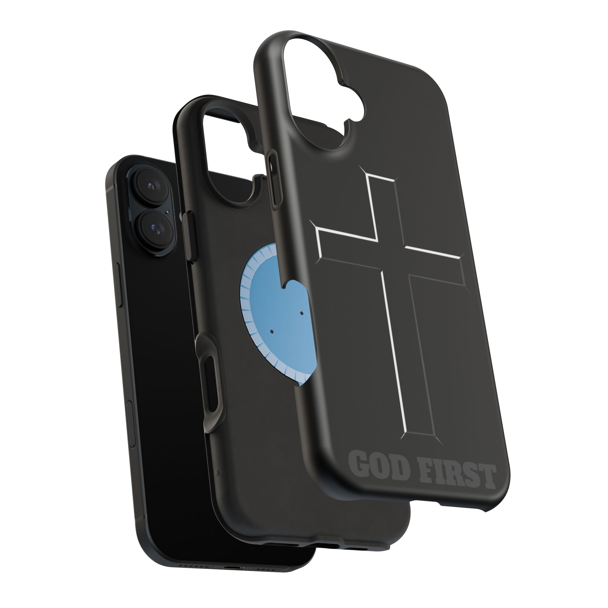 Cross Magnetic Impact-Resistant Cases
