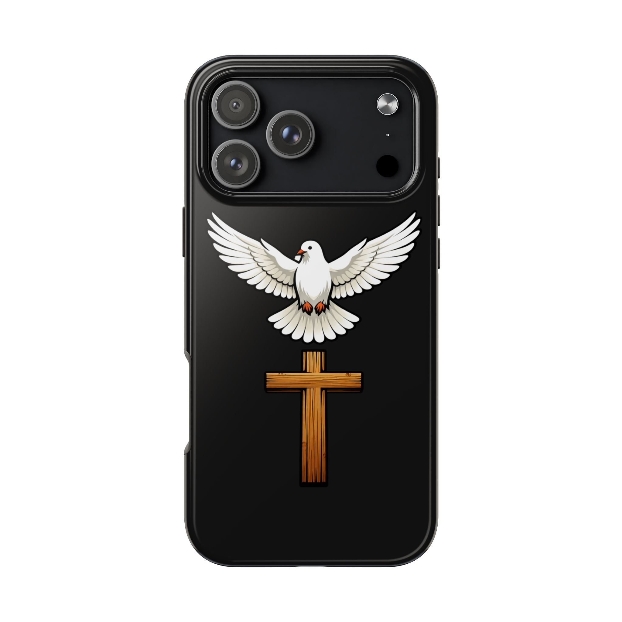 Dove and Cross Tough Phone Cases