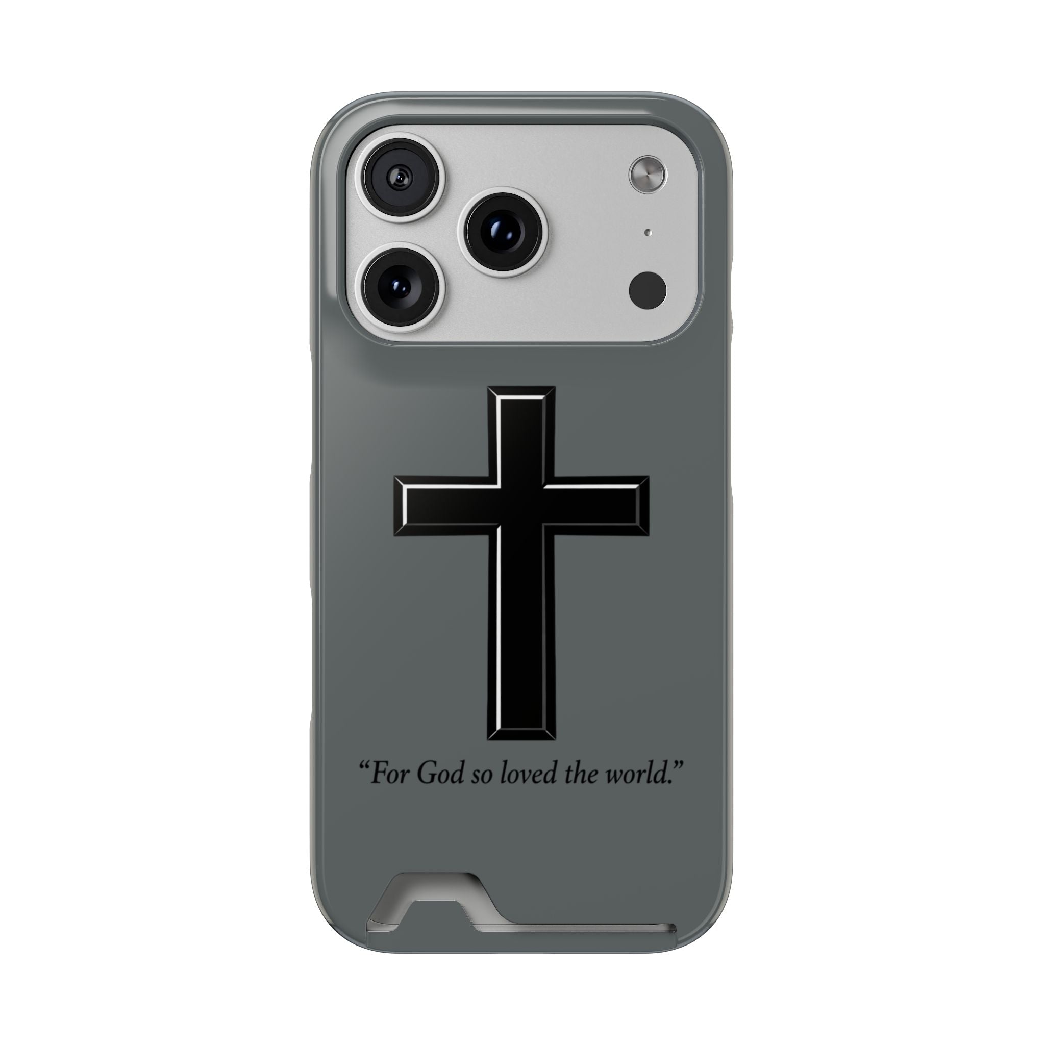 John 3:16 Phone Case (Card Holder)