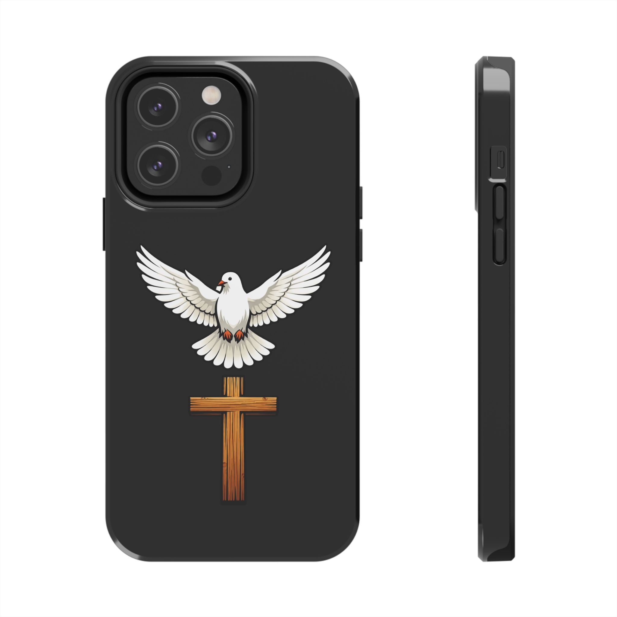 Dove and Cross Tough Phone Cases